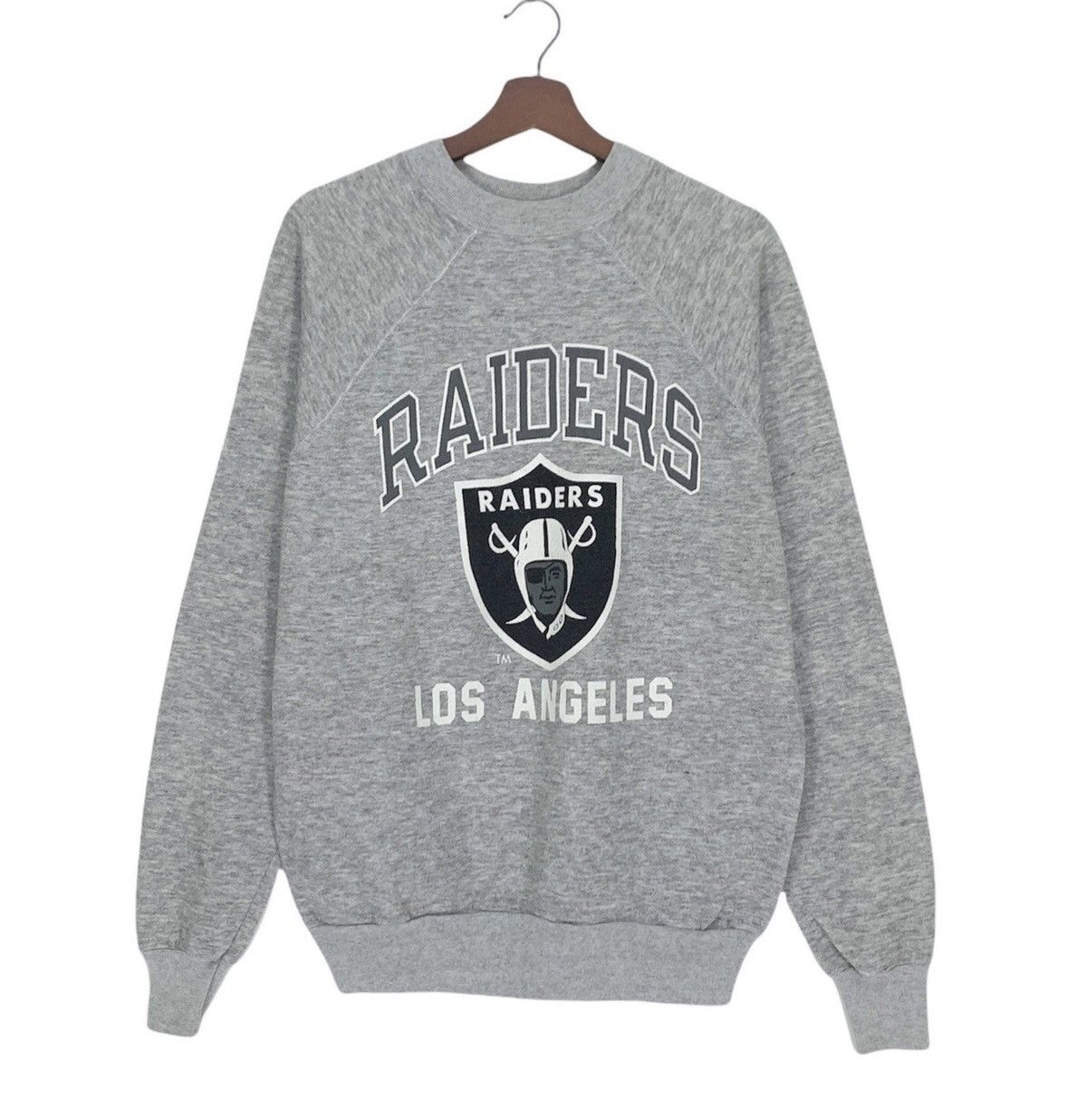 NFL Rare! 1980s Vintage NFL Raiders Los Angeles American Footbal Size US M / EU 48-50 / 2 - 2 Thumbnail