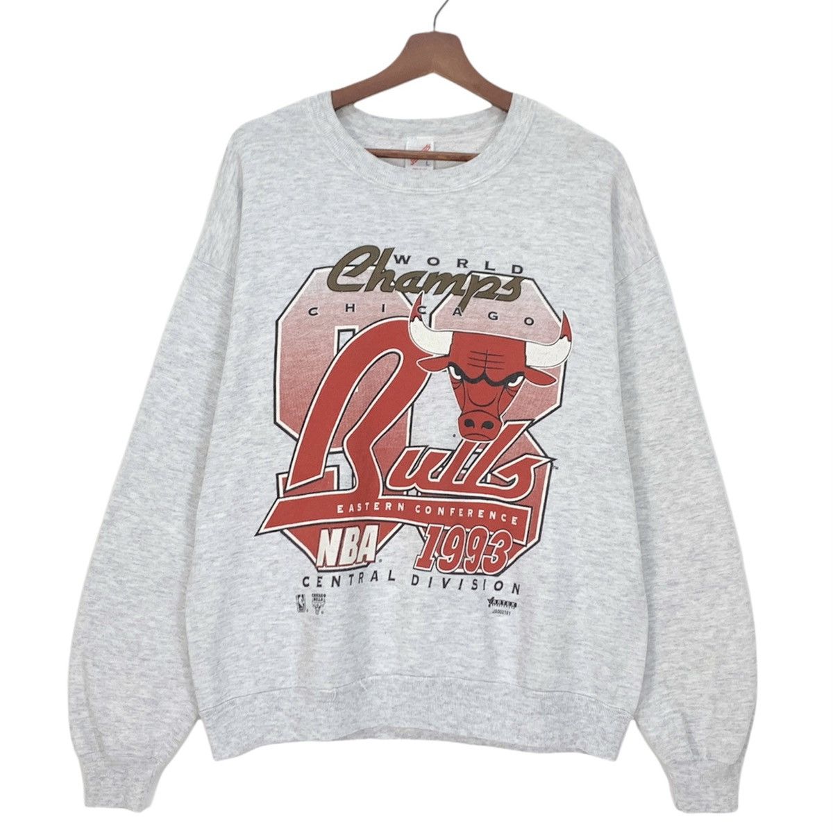 NBA Rare! Vintage 1993 World Champs Chicago Bulls Basketbal Size US M / EU 48-50 / 2 - 1 Thumbnail