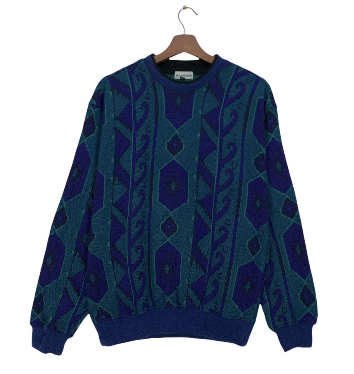 Designer Giovanni Uomo Italy Sweatshirt Crewneck Size US S / EU 44-46 / 1 - 1 Thumbnail
