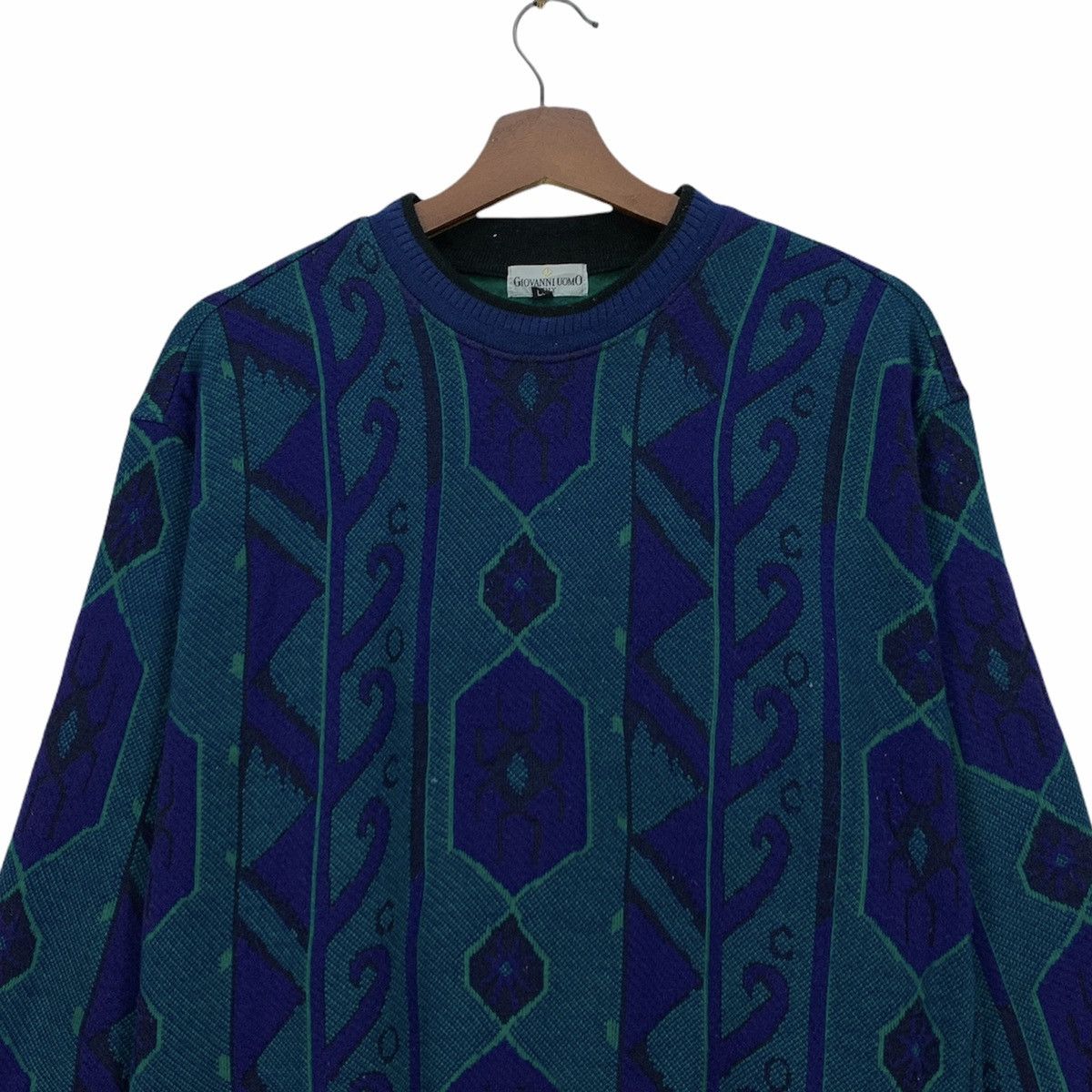 Designer Giovanni Uomo Italy Sweatshirt Crewneck Size US S / EU 44-46 / 1 - 3 Thumbnail