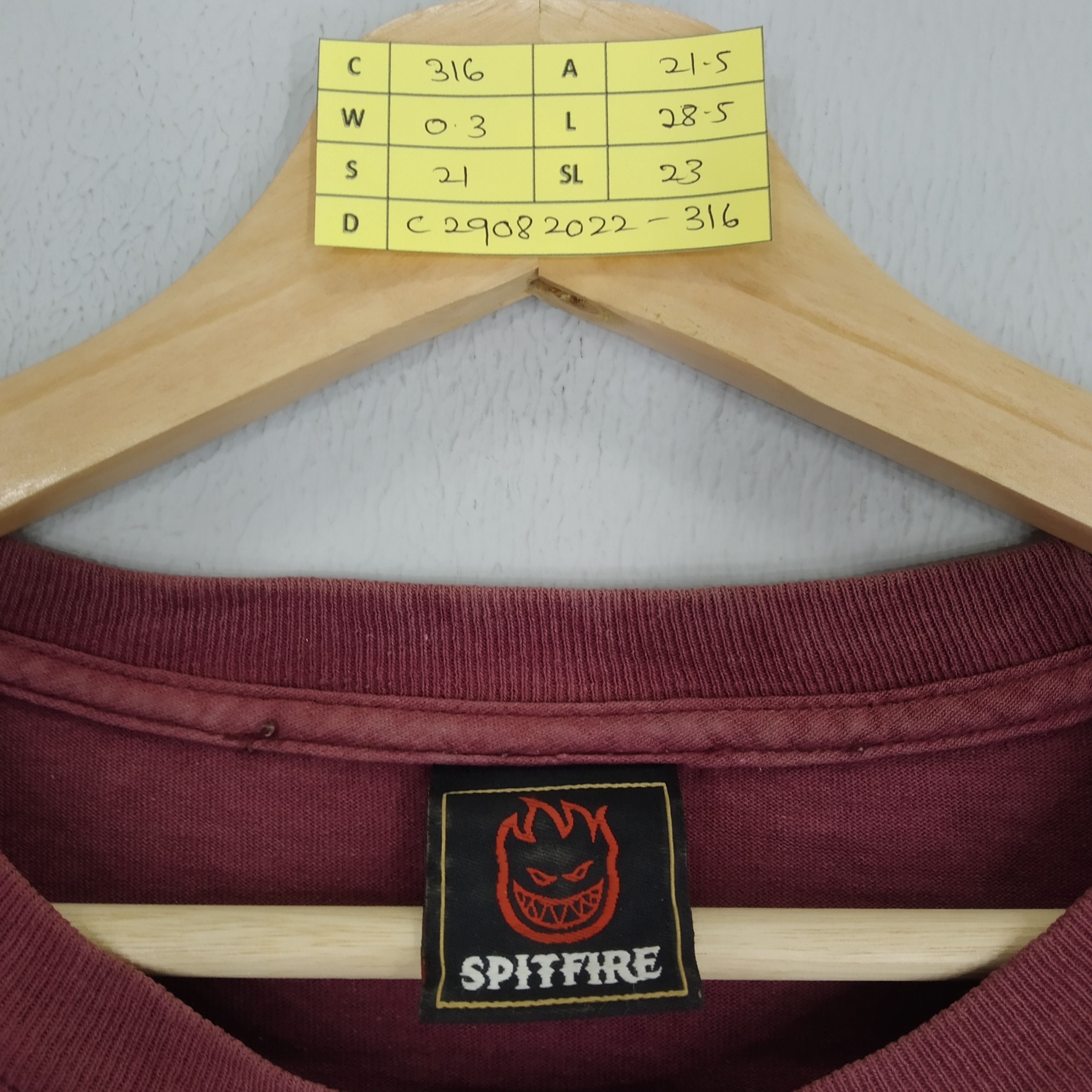 Spitfire Vintage Spitfire Big Print Skateboarding Skate Style Shirt Size US L / EU 52-54 / 3 - 8 Thumbnail