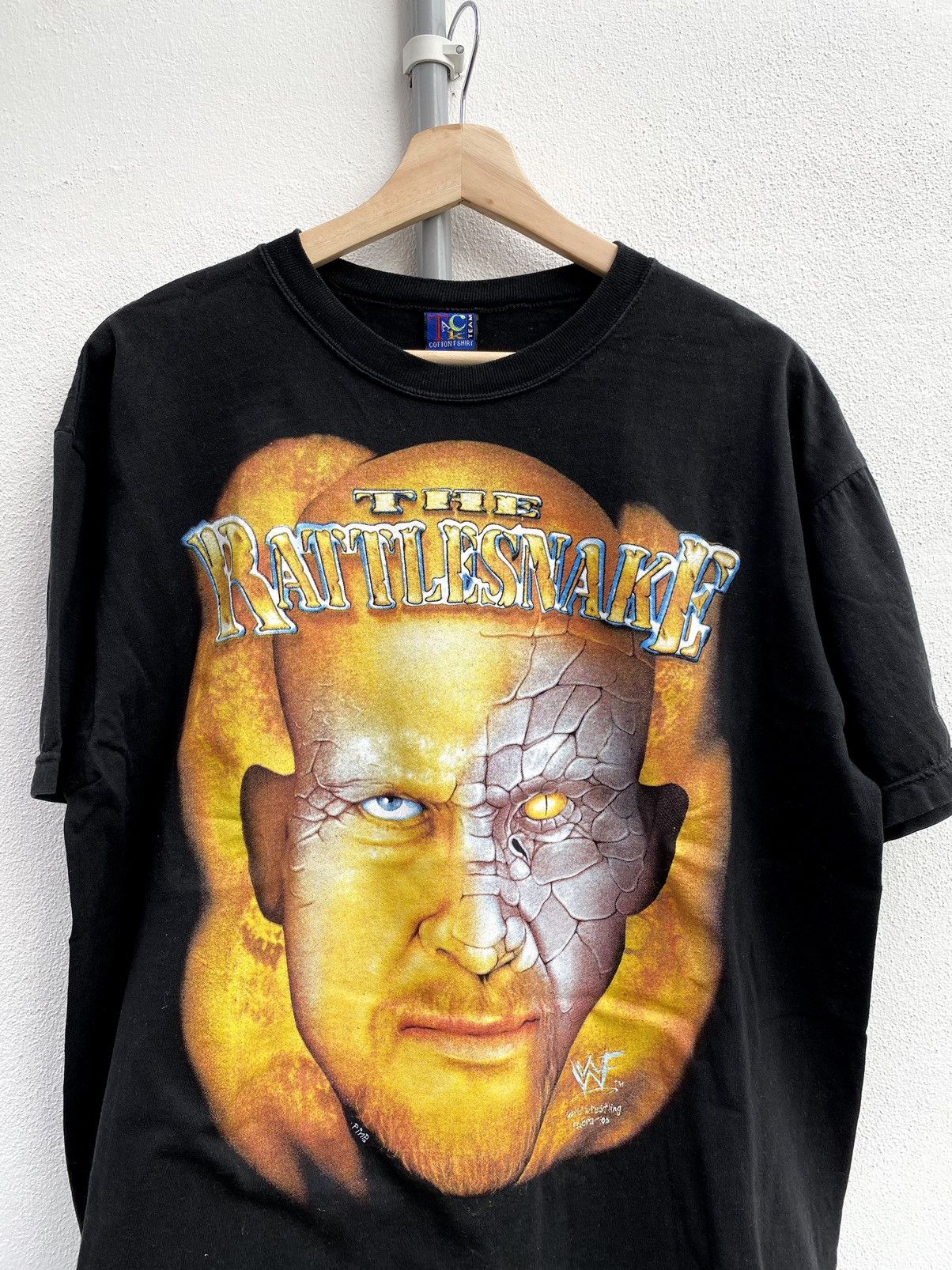 Rap Tees Stone Cold Steve Austin Rattle Snake Size US L / EU 52-54 / 3 - 3 Thumbnail