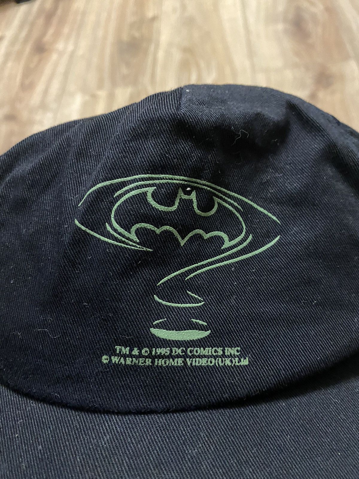 DC Comics Very Rare Vintage Cap Batman 1995 DC Comics Warner INC Size ONE SIZE - 2 Thumbnail
