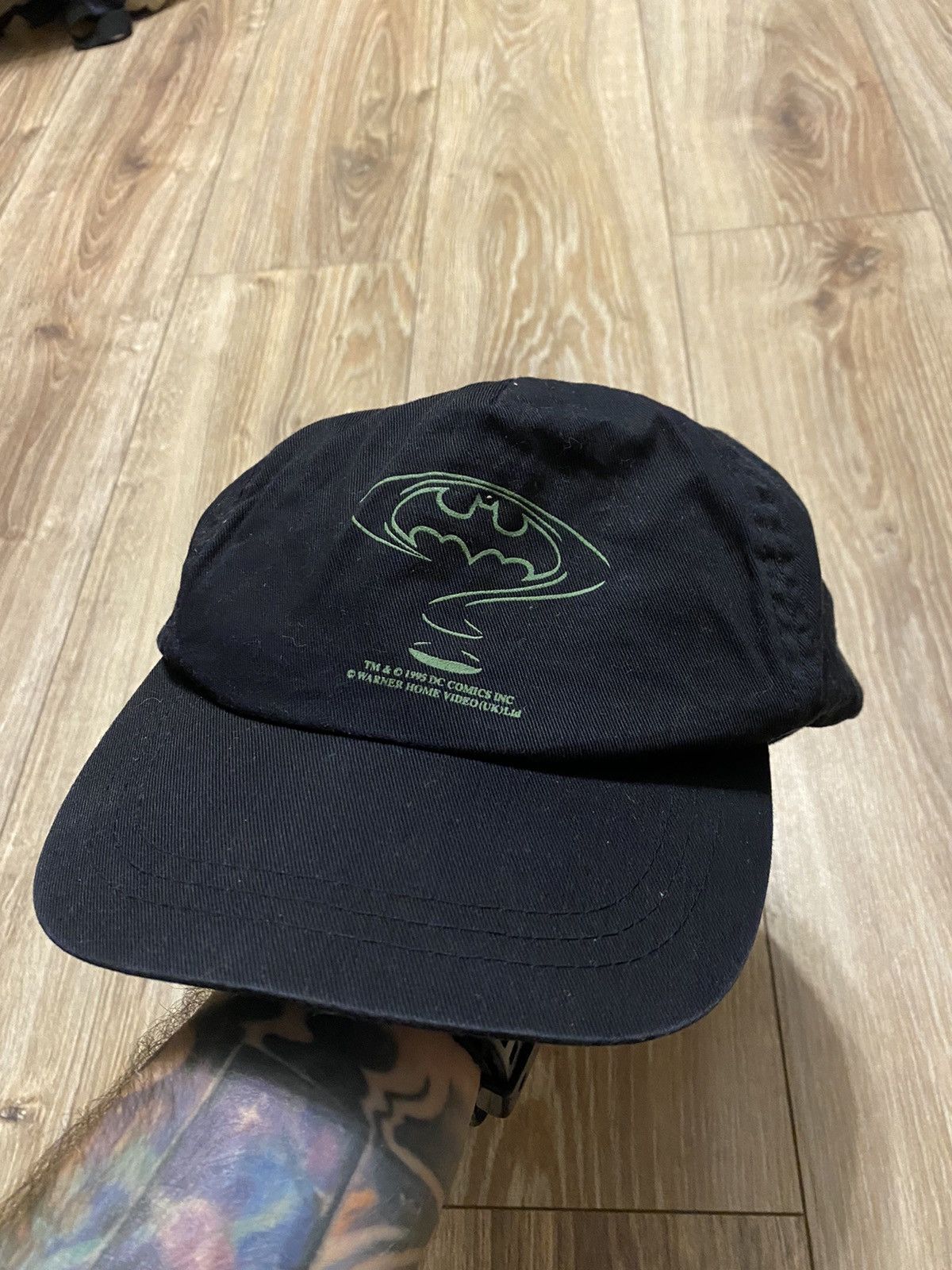 DC Comics Very Rare Vintage Cap Batman 1995 DC Comics Warner INC Size ONE SIZE - 1 Thumbnail