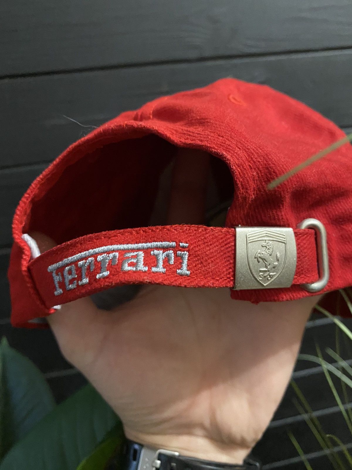 Vintage Vintage Rare Cap Ferrari Centr Logo. Size ONE SIZE - 3 Thumbnail