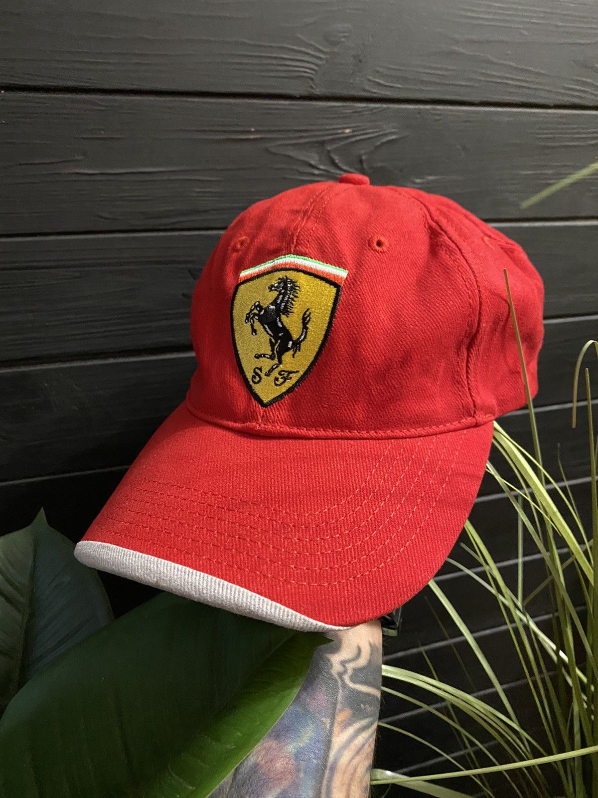 Vintage Vintage Rare Cap Ferrari Centr Logo. Size ONE SIZE - 1 Thumbnail