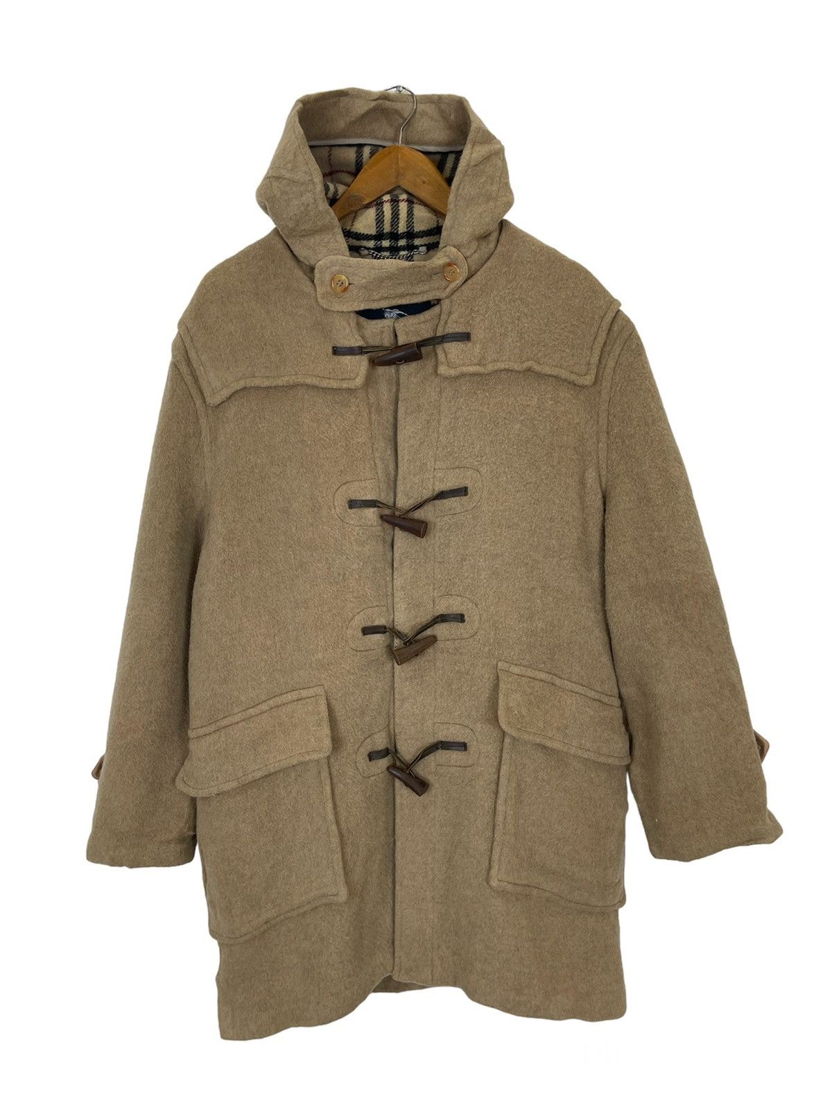 VINTAGE ICONIC BURBERRY LONDON CHECK DUFFLE COATING