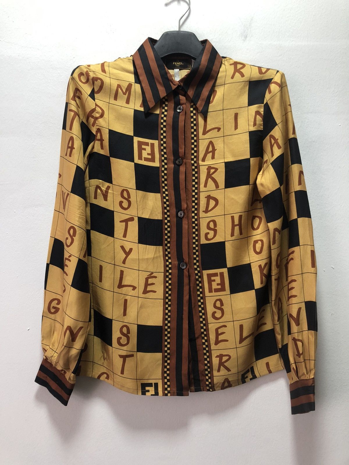 Fendi Vintage Fendi Silk Shirt Blouse Italy Made | Grailed