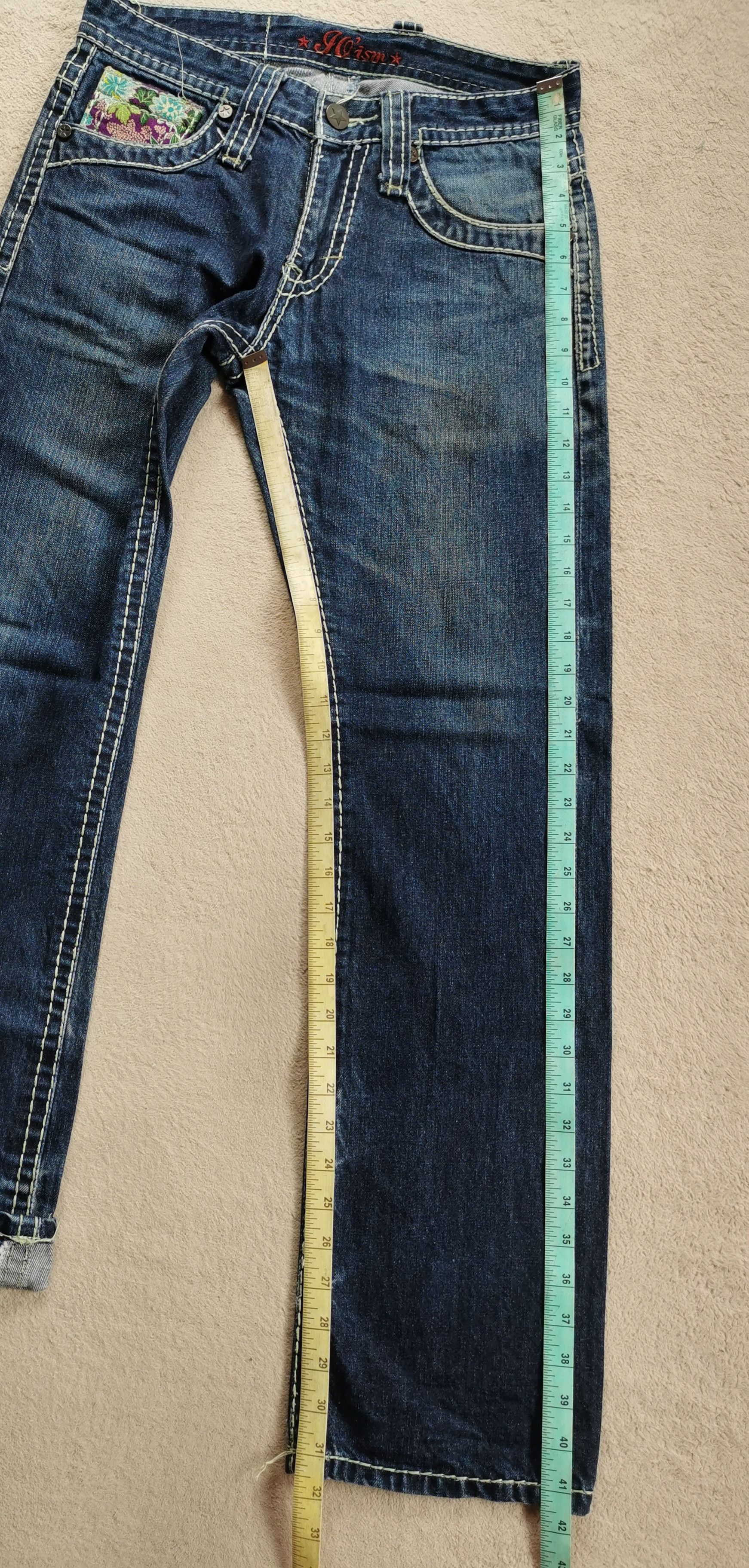 Japanese Brand Joism Japan Selvedge Flower Motif Jeans Size US 32 / EU 48 - 11 Thumbnail
