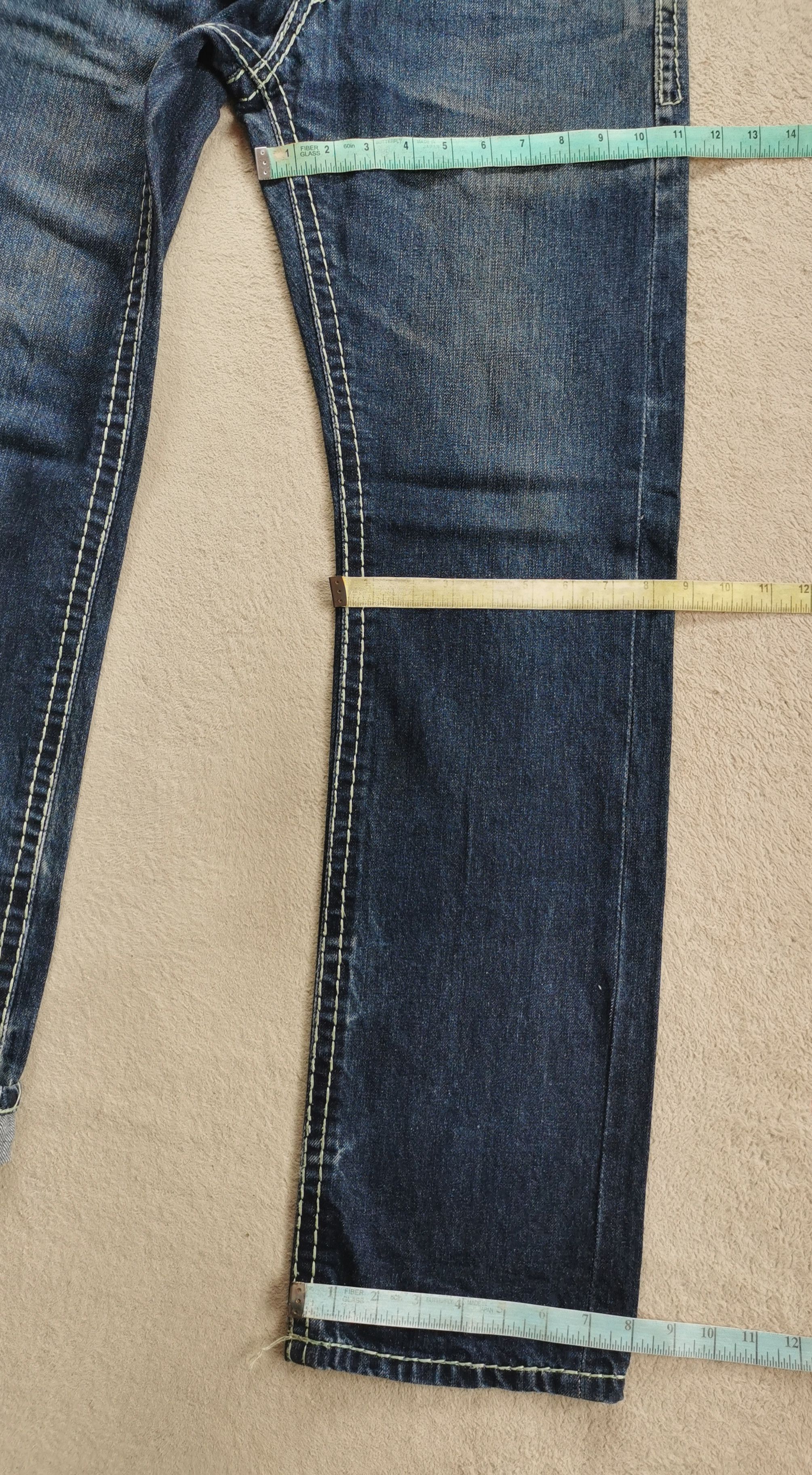 Japanese Brand Joism Japan Selvedge Flower Motif Jeans Size US 32 / EU 48 - 10 Thumbnail
