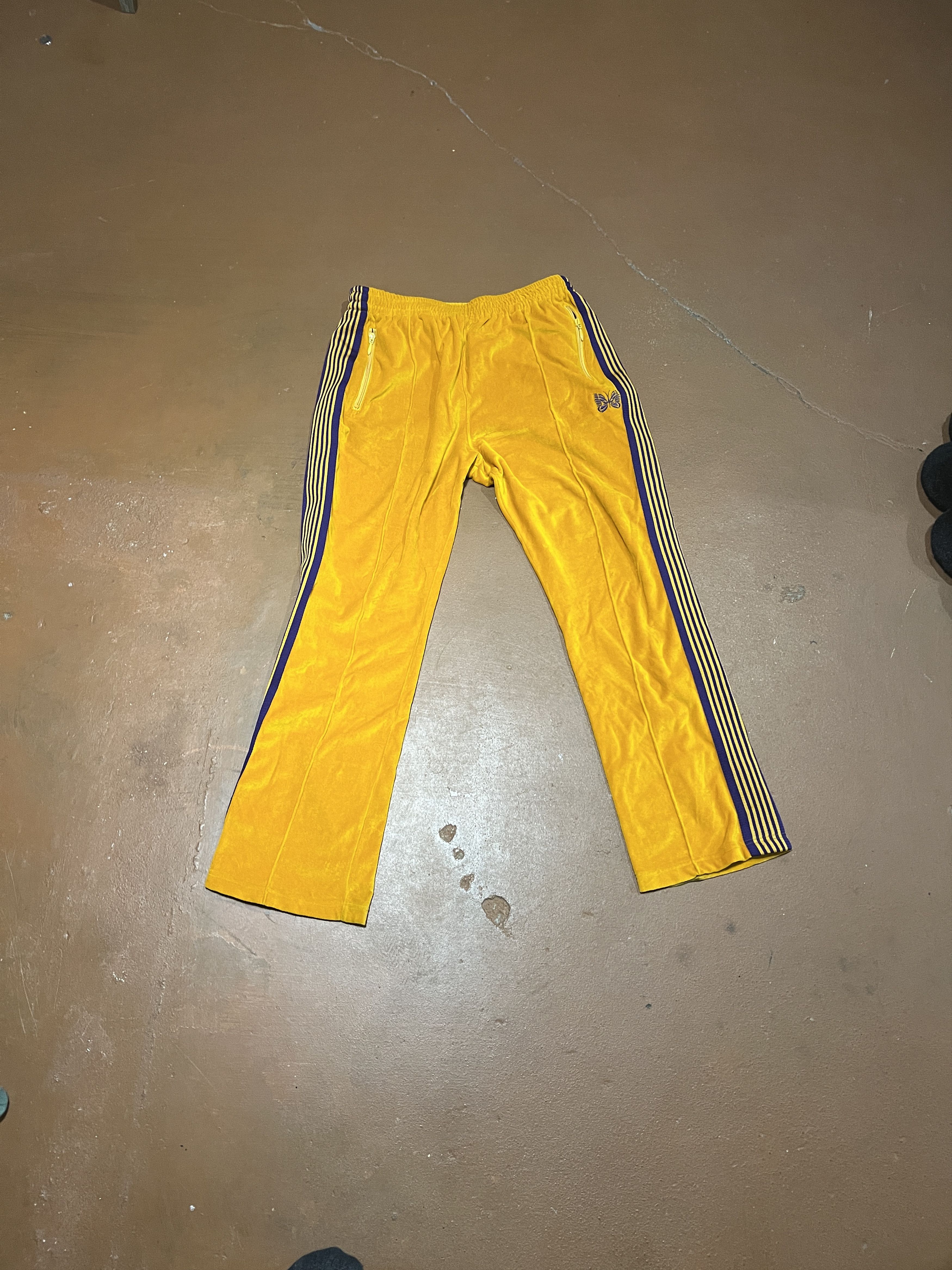 Needles Yellow Track Pants | Grailed