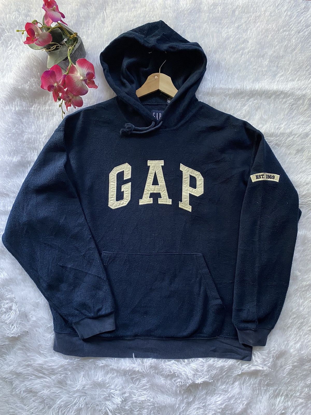 Gap × Vintage Vintage Gap Fleece Hoodie Size US S / EU 44-46 / 1 - 1 Thumbnail