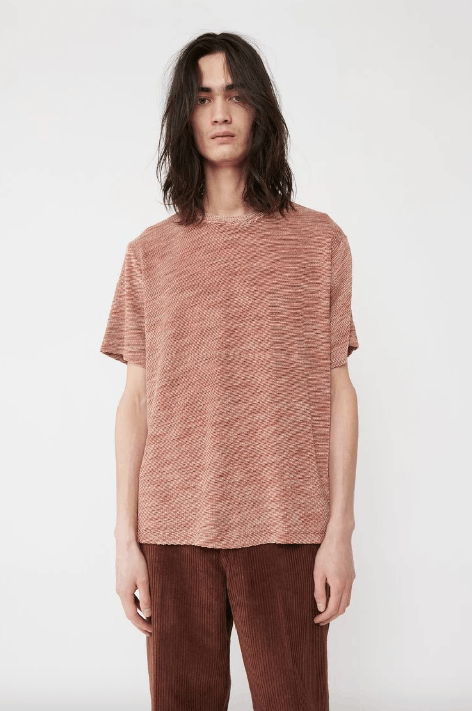 Our Legacy OUR LEGACY NEW BOX T-SHIRT BROWN STRIPE SIZE52 | Grailed