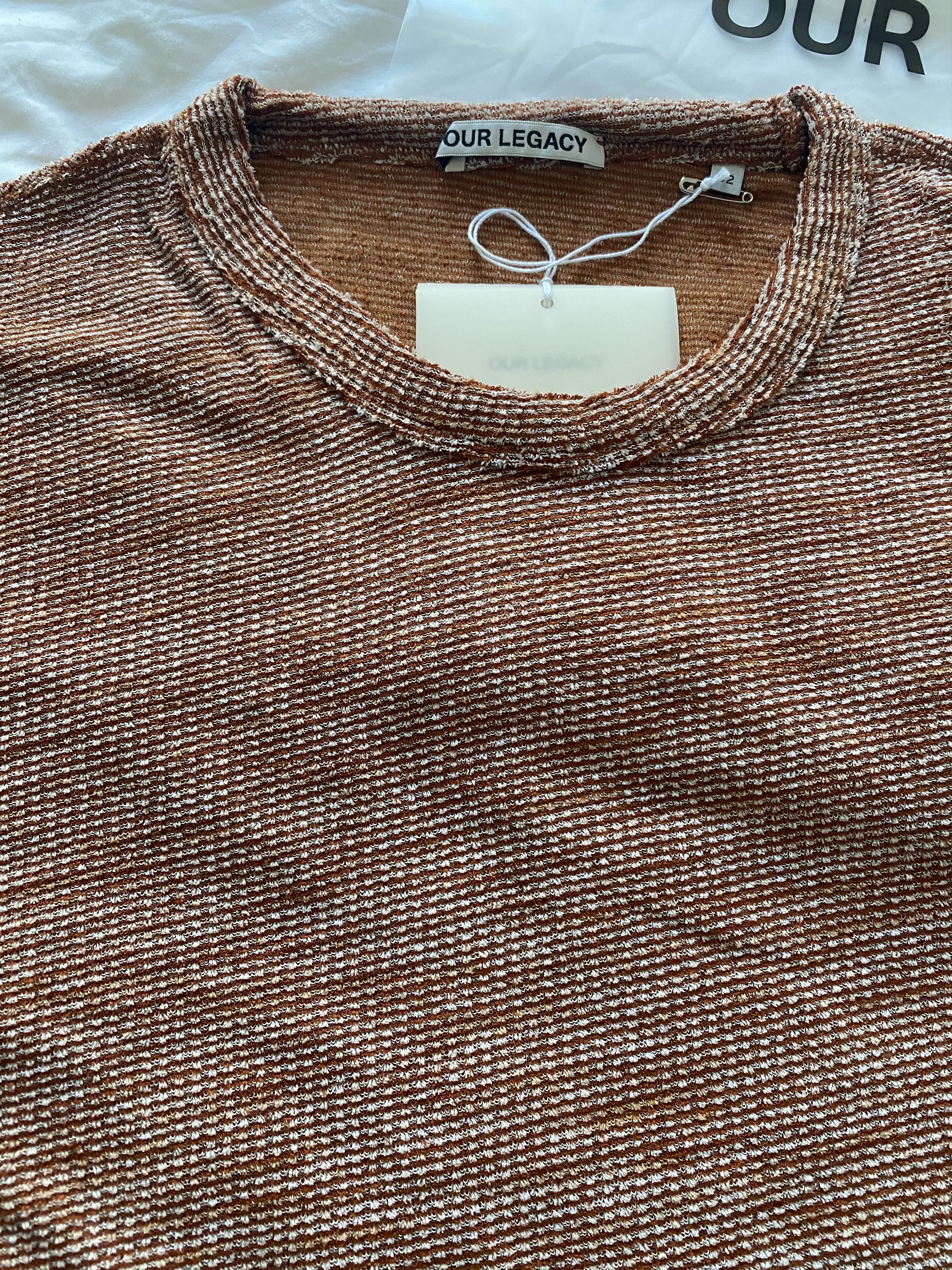 Our Legacy Our Legacy Hover T-Shirt Scoobie Stripe Velour