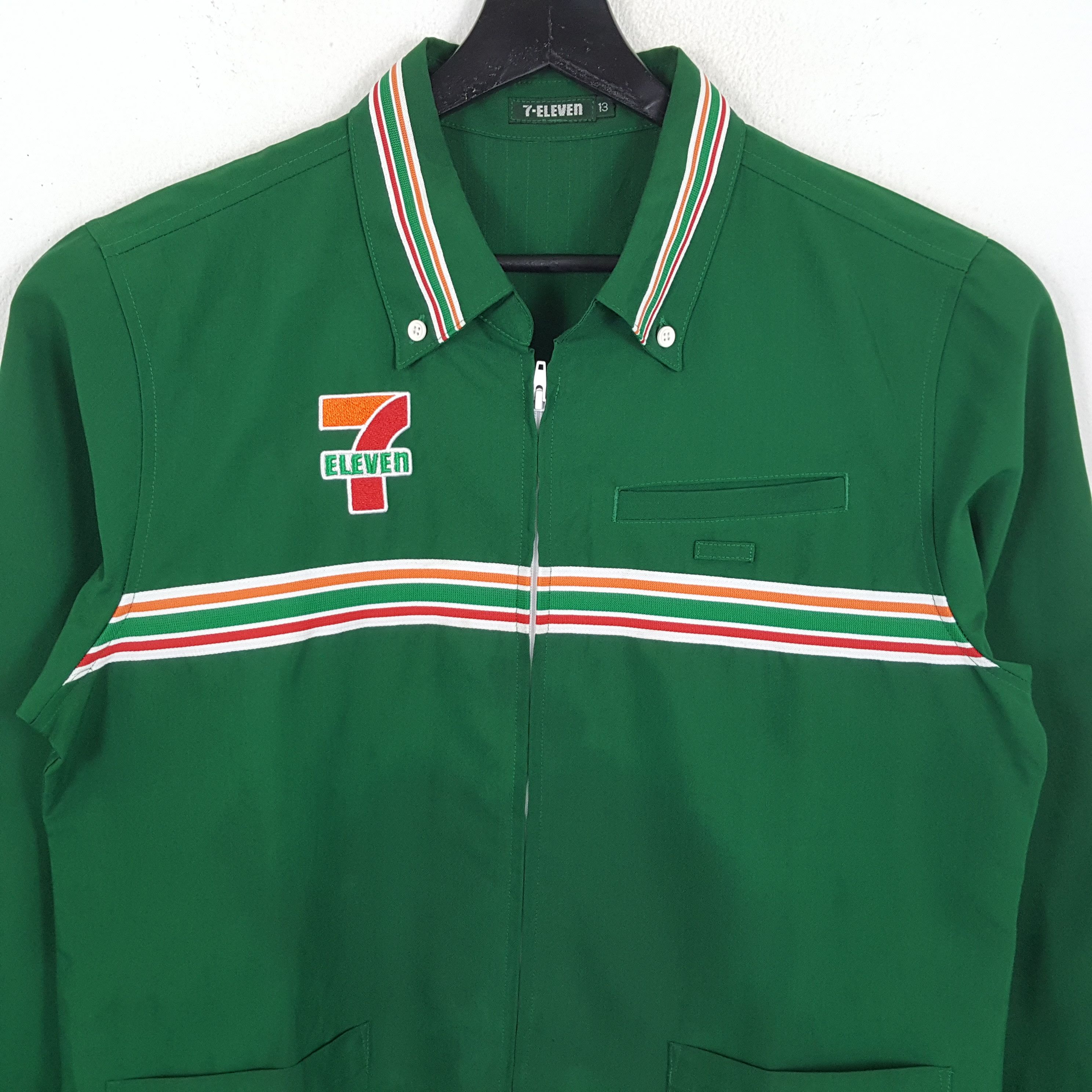 Japanese Brand × Vintage 7 ELEVEN Japanese Brand Workers Uniform Jacket Size US M / EU 48-50 / 2 - 2 Thumbnail