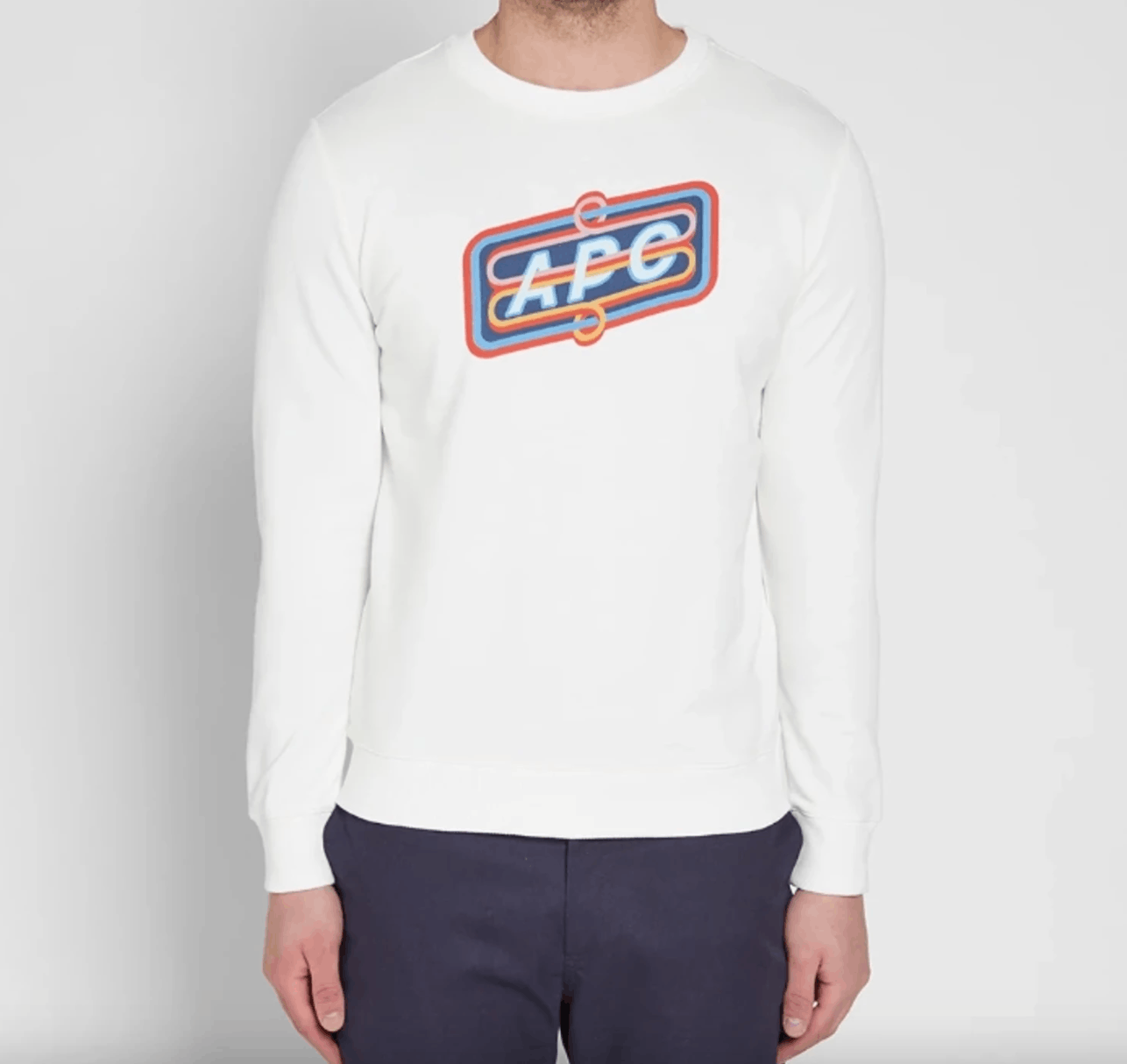 A.P.C. A.P.C. PSY CREW SWEATSHIRT OFF-WHITE XL Size US XL / EU 56 / 4 - 10 Thumbnail