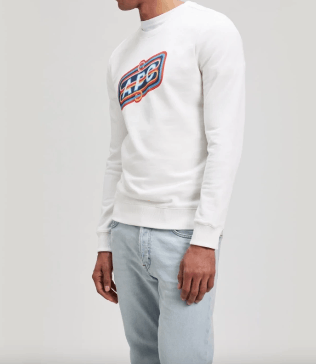 A.P.C. A.P.C. PSY CREW SWEATSHIRT OFF-WHITE XL Size US XL / EU 56 / 4 - 9 Thumbnail