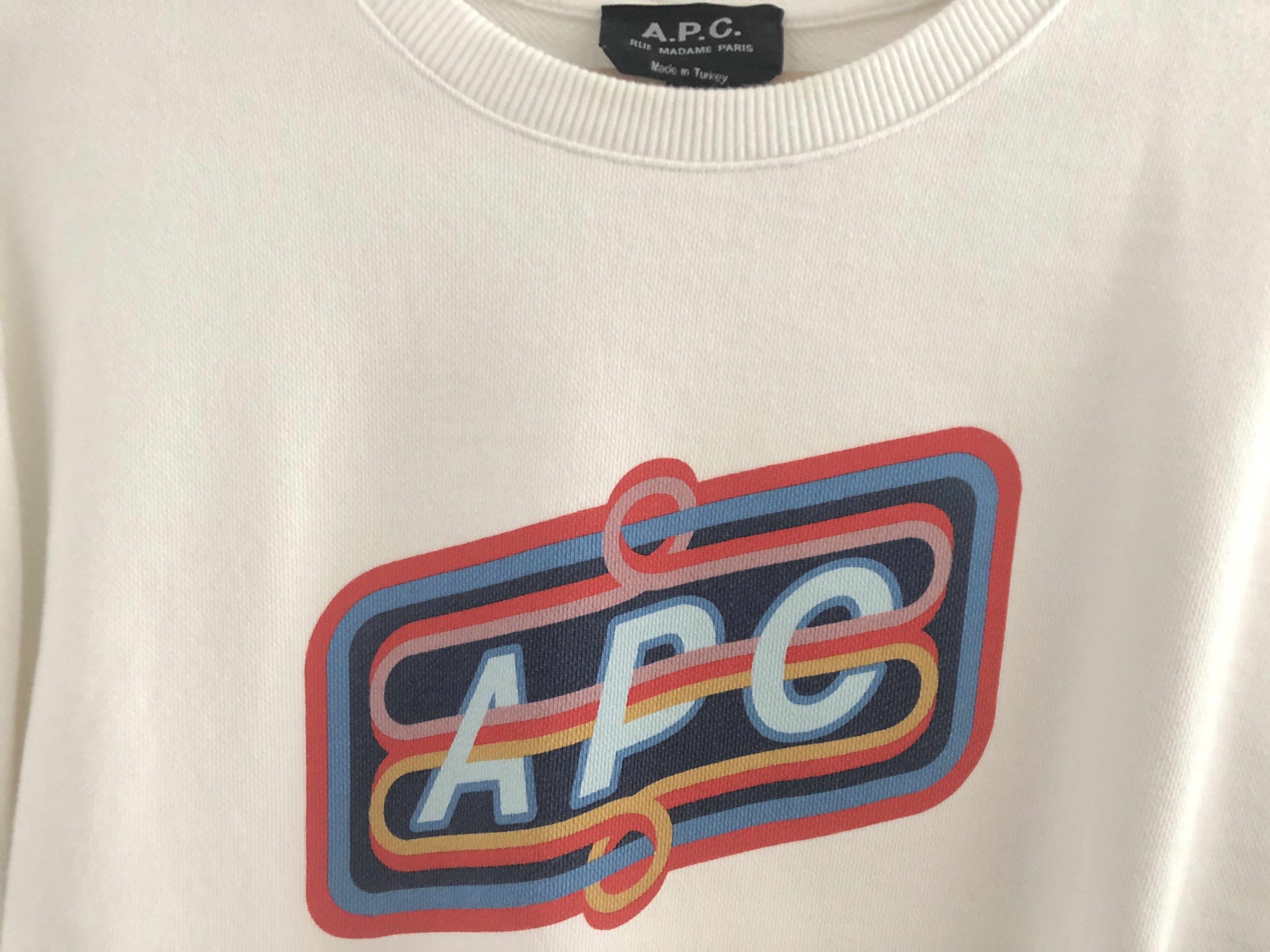 A.P.C. A.P.C. PSY CREW SWEATSHIRT OFF-WHITE XL Size US XL / EU 56 / 4 - 3 Thumbnail