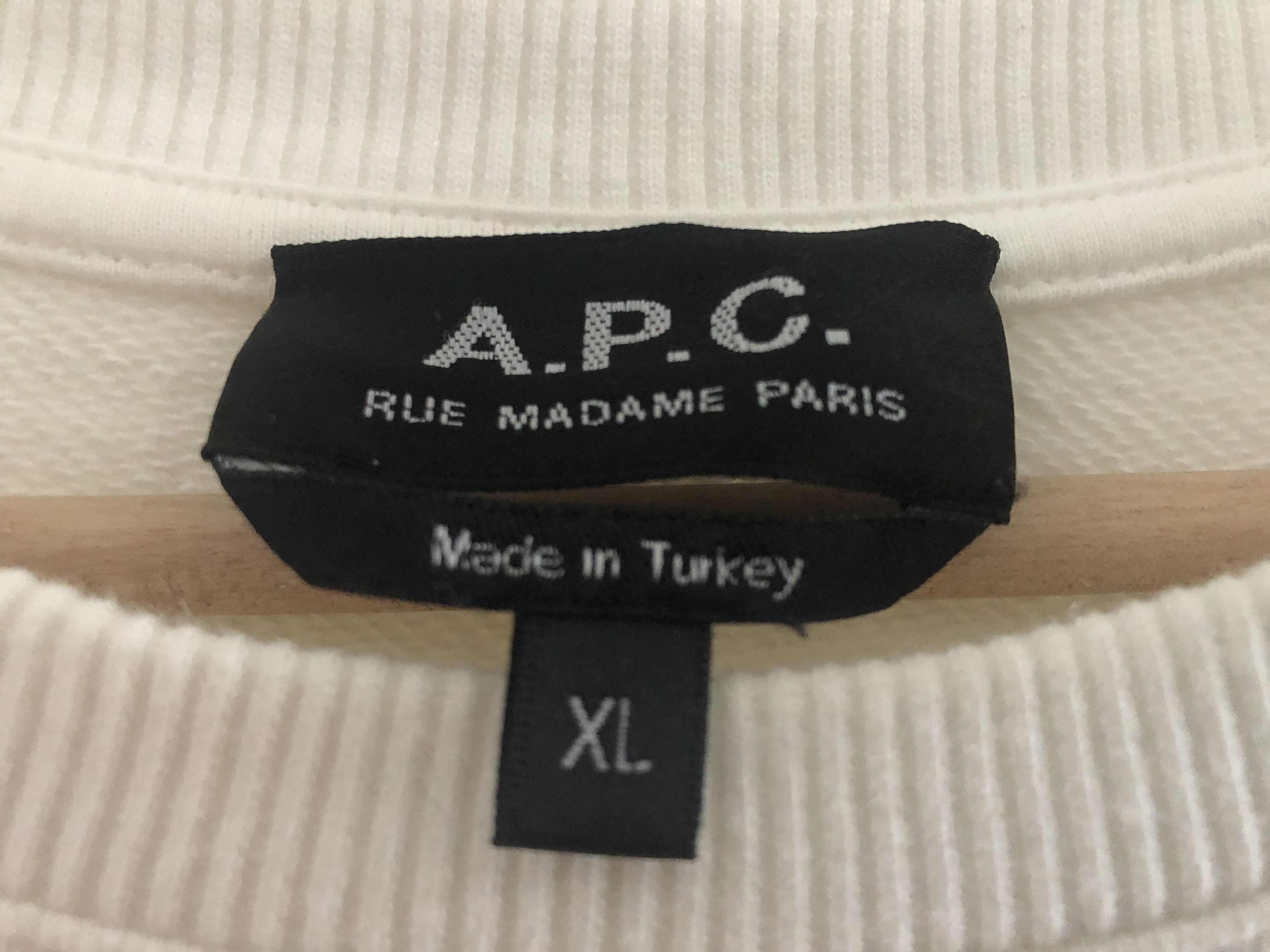 A.P.C. A.P.C. PSY CREW SWEATSHIRT OFF-WHITE XL Size US XL / EU 56 / 4 - 5 Thumbnail
