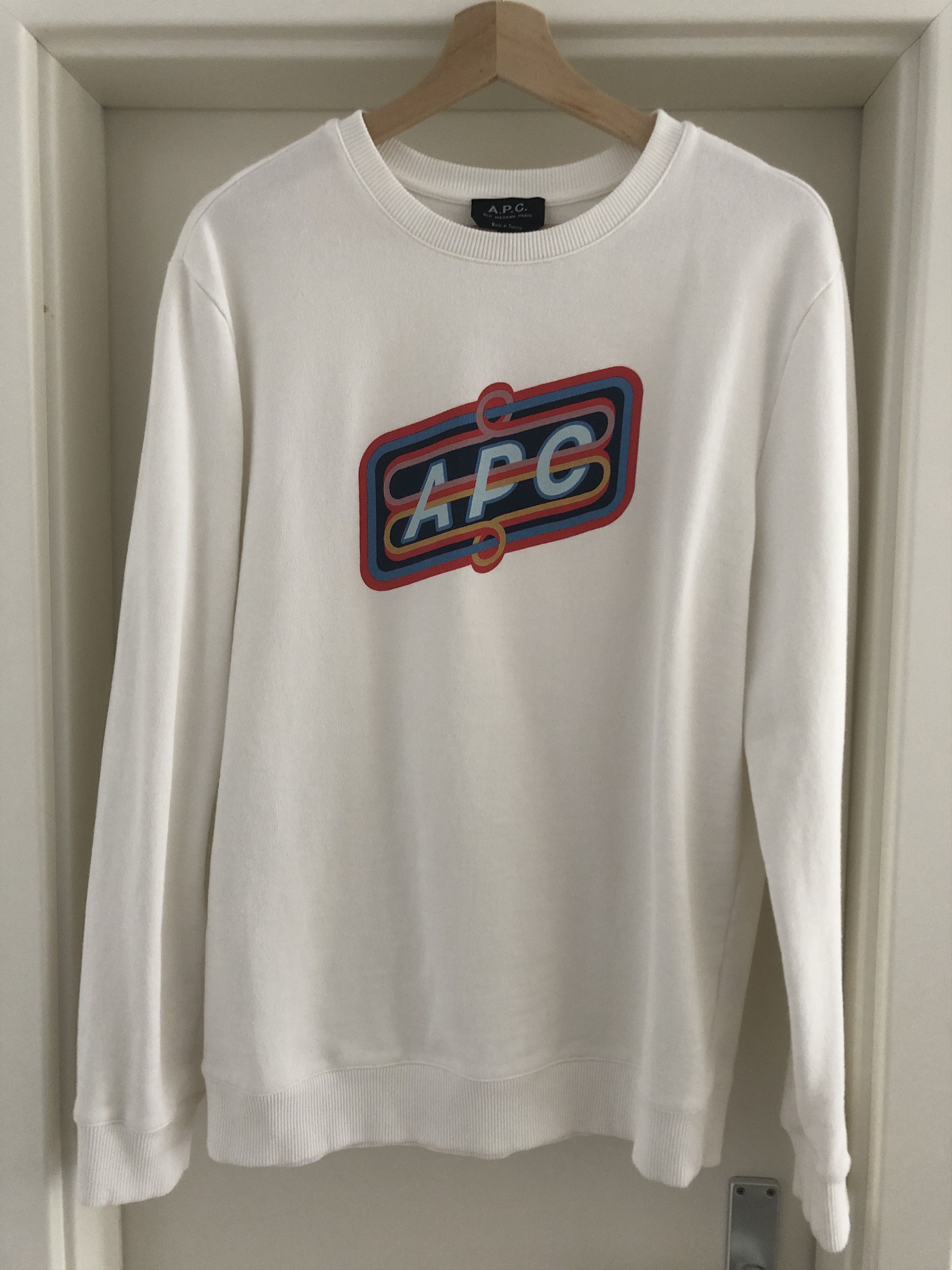 A.P.C. A.P.C. PSY CREW SWEATSHIRT OFF-WHITE XL Size US XL / EU 56 / 4 - 1 Thumbnail