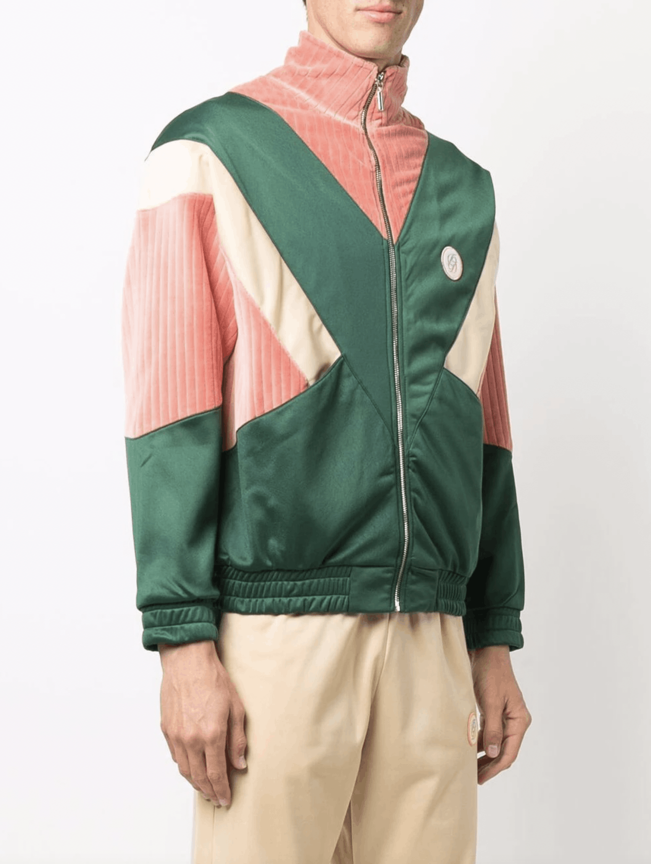 Drole De Monsieur Le Survet 1990 Panelled Bomber-like Trackjacket Size US XL / EU 56 / 4 - 16 Thumbnail