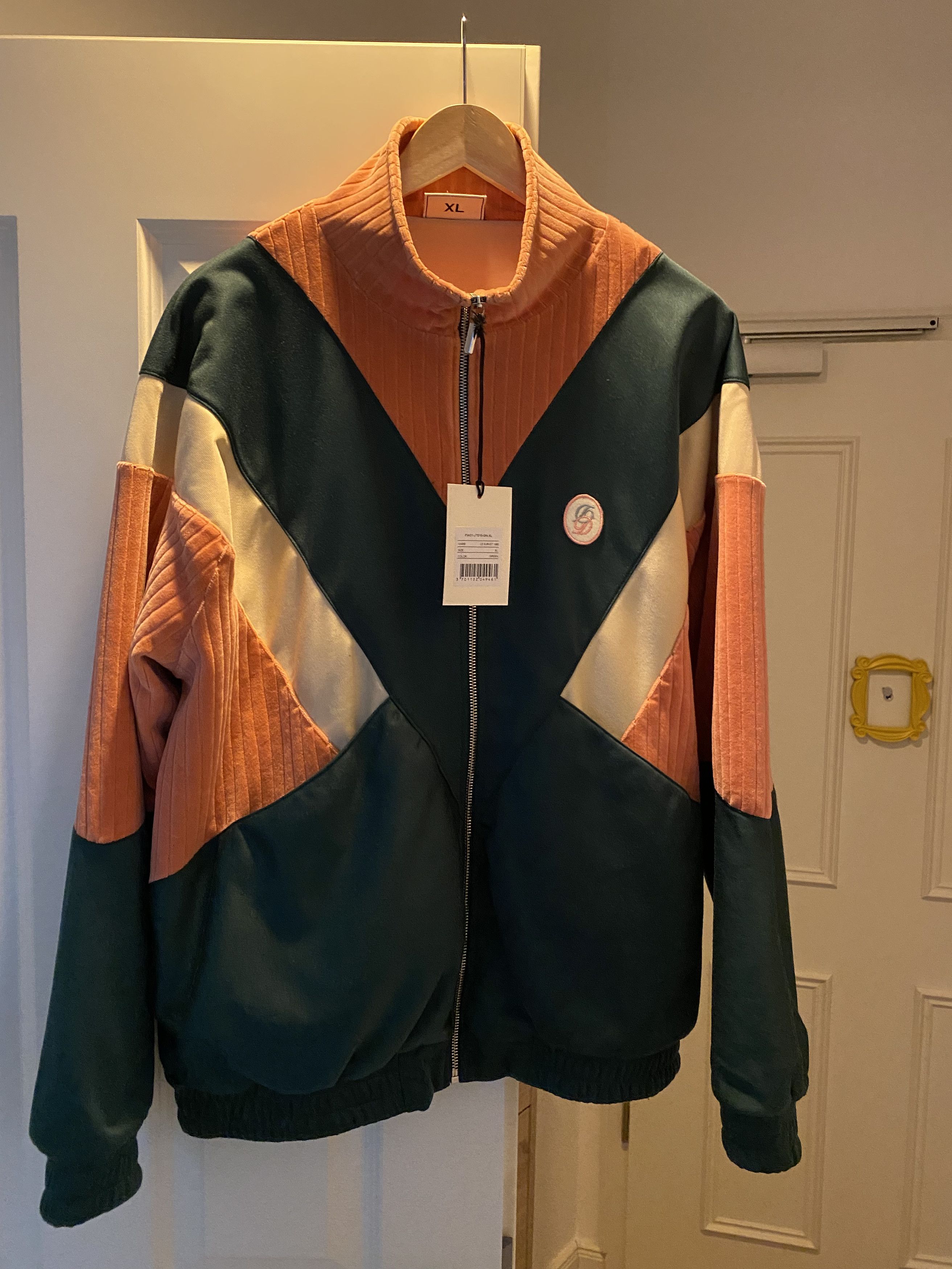 Drole De Monsieur Le Survet 1990 Panelled Bomber-like Trackjacket Size US XL / EU 56 / 4 - 2 Thumbnail