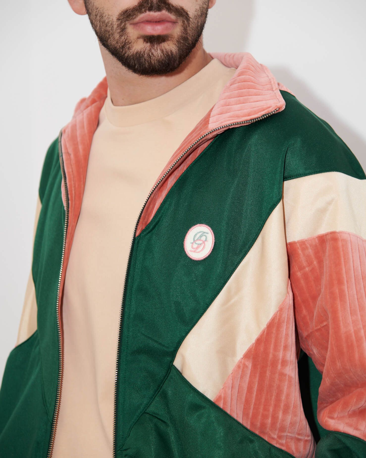 Drole De Monsieur Le Survet 1990 Panelled Bomber-like Trackjacket Size US XL / EU 56 / 4 - 14 Thumbnail