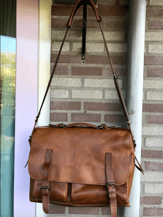 Aunts Uncles Premium Buffalo Leather Bag - Main Image