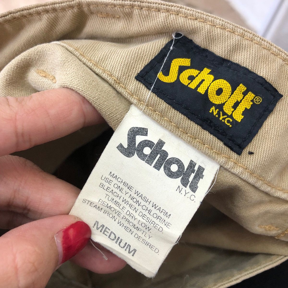 Schott Vintage SCHOTT BROS NYC Military Naval Division Utility Size US 32 / EU 48 - 3 Thumbnail