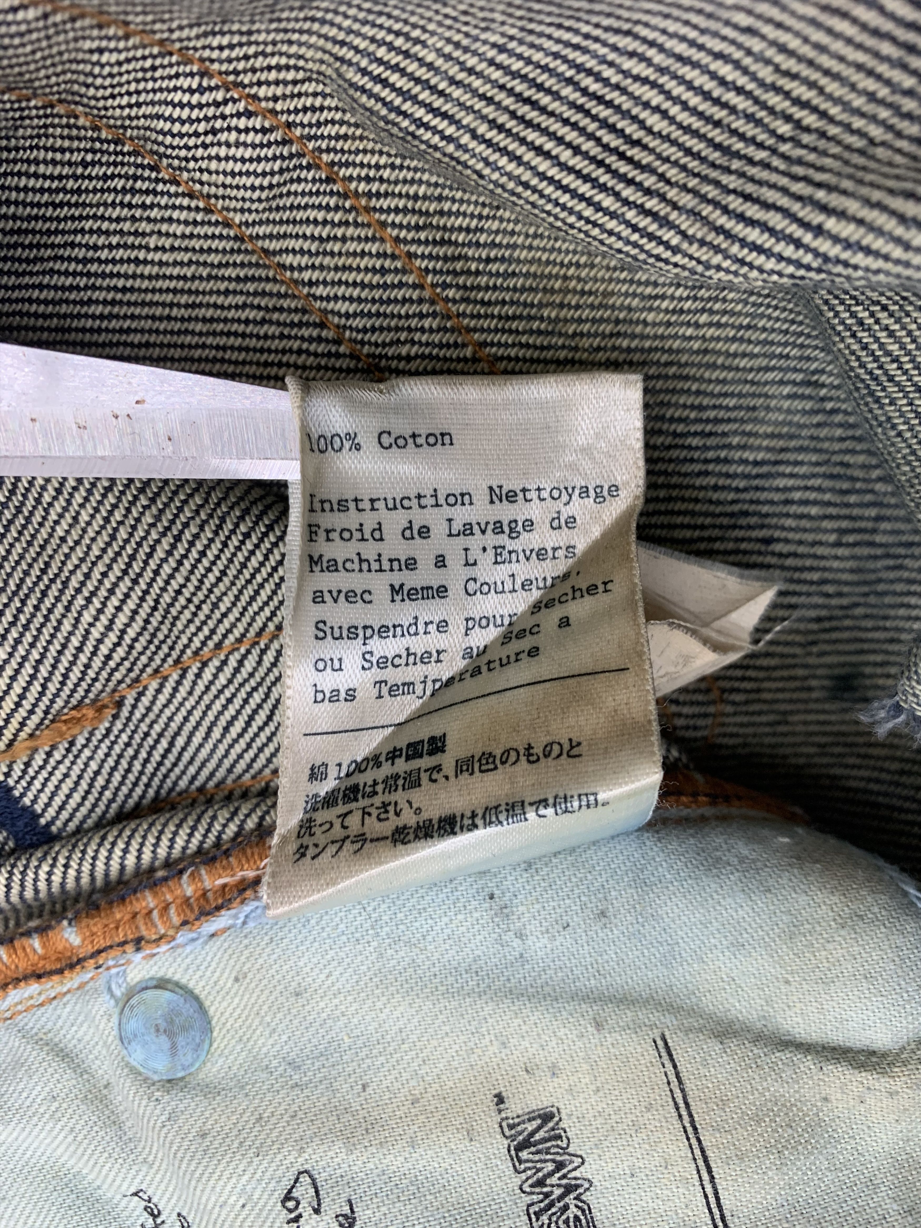 Earnest Sewn Vintage Earnest Sewn Denim 31x30 Distressed Dirty Ripped Size US 31 - 4 Thumbnail