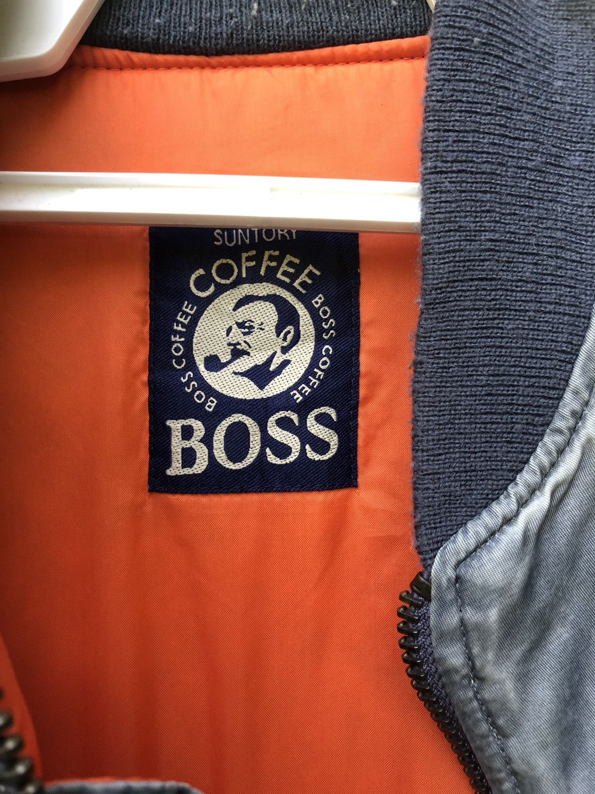 Japanese Brand 💥 vintage suntory boss coffee sunfaded ma-1 jacket Size US XL / EU 56 / 4 - 9 Thumbnail