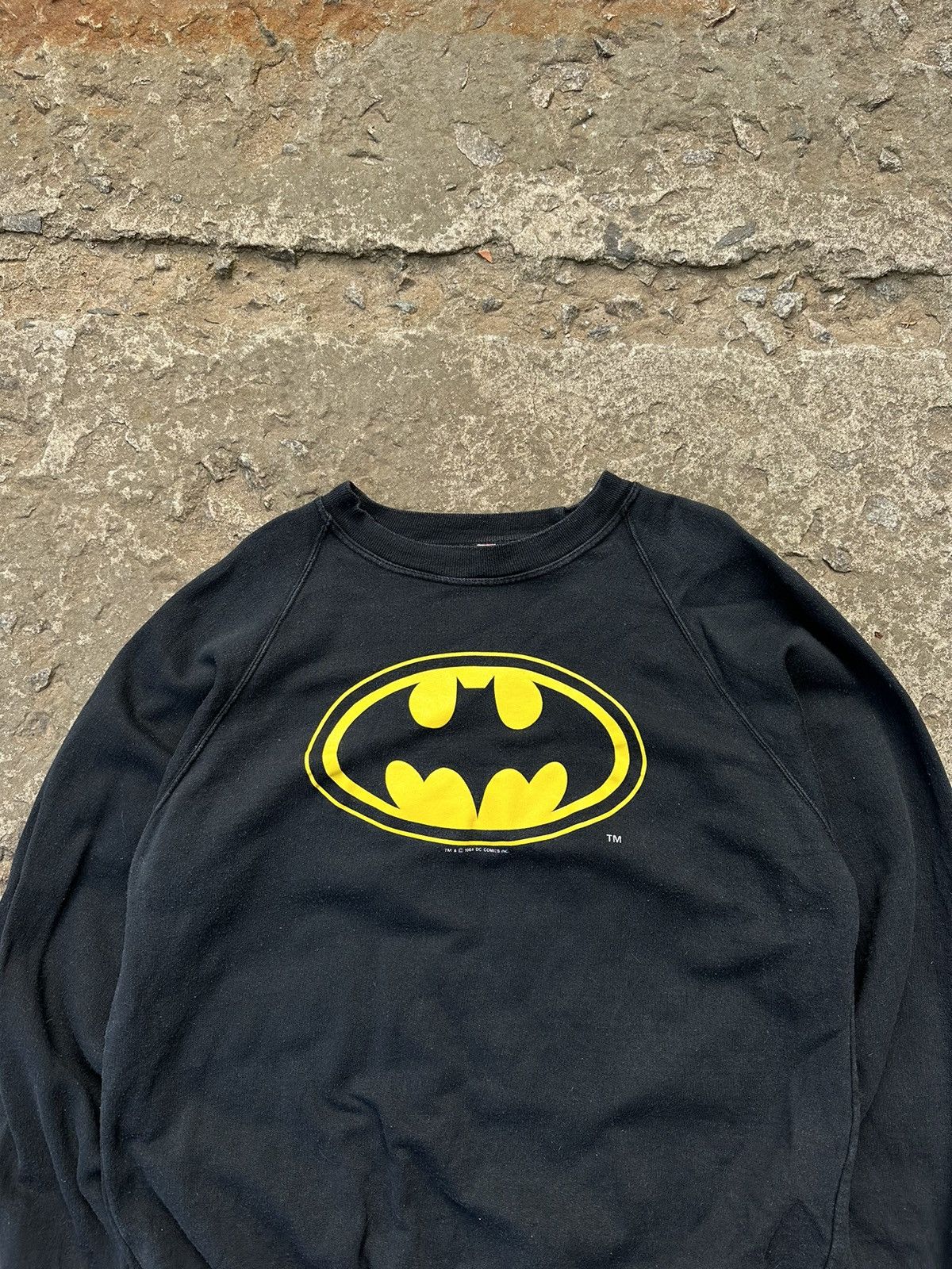 DC Comics × Vintage Vintage 80s Batman DC Comics Sweatshirt Size US L / EU 52-54 / 3 - 2 Thumbnail