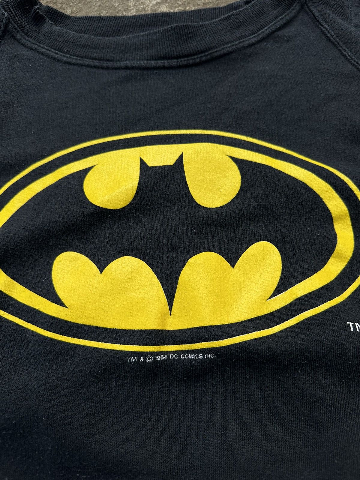 DC Comics × Vintage Vintage 80s Batman DC Comics Sweatshirt Size US L / EU 52-54 / 3 - 5 Thumbnail
