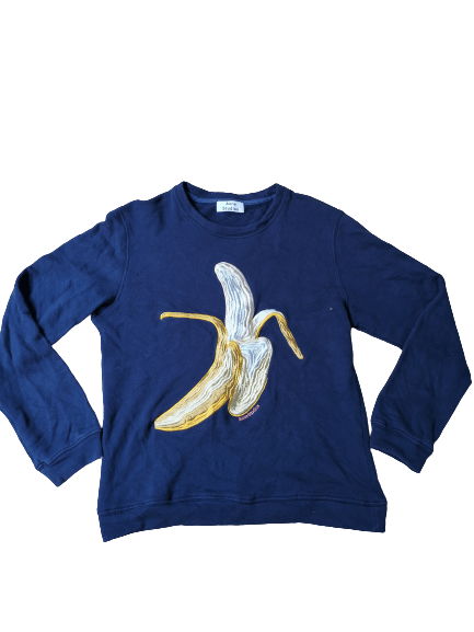Banana Embroider Long Sleeve Tshirts By Acne Studio