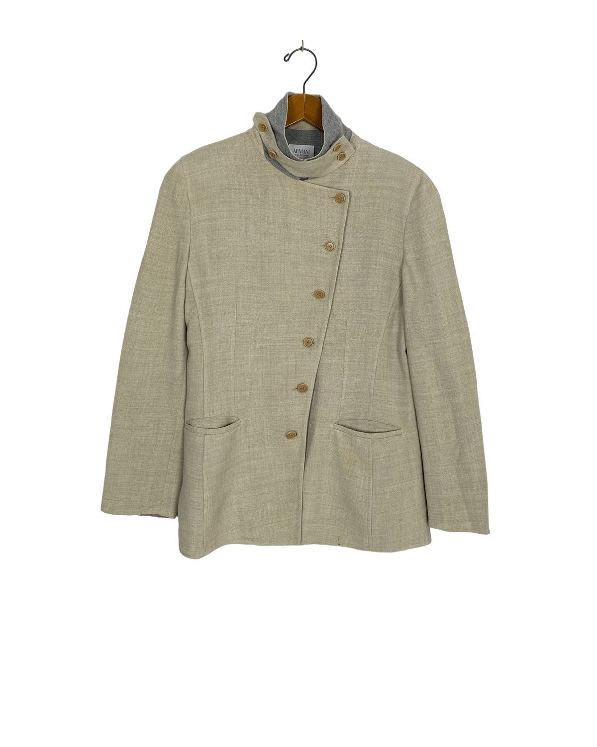 Rare‼️ Vintage Armani Collezioni Guru Collar Jacket Italy