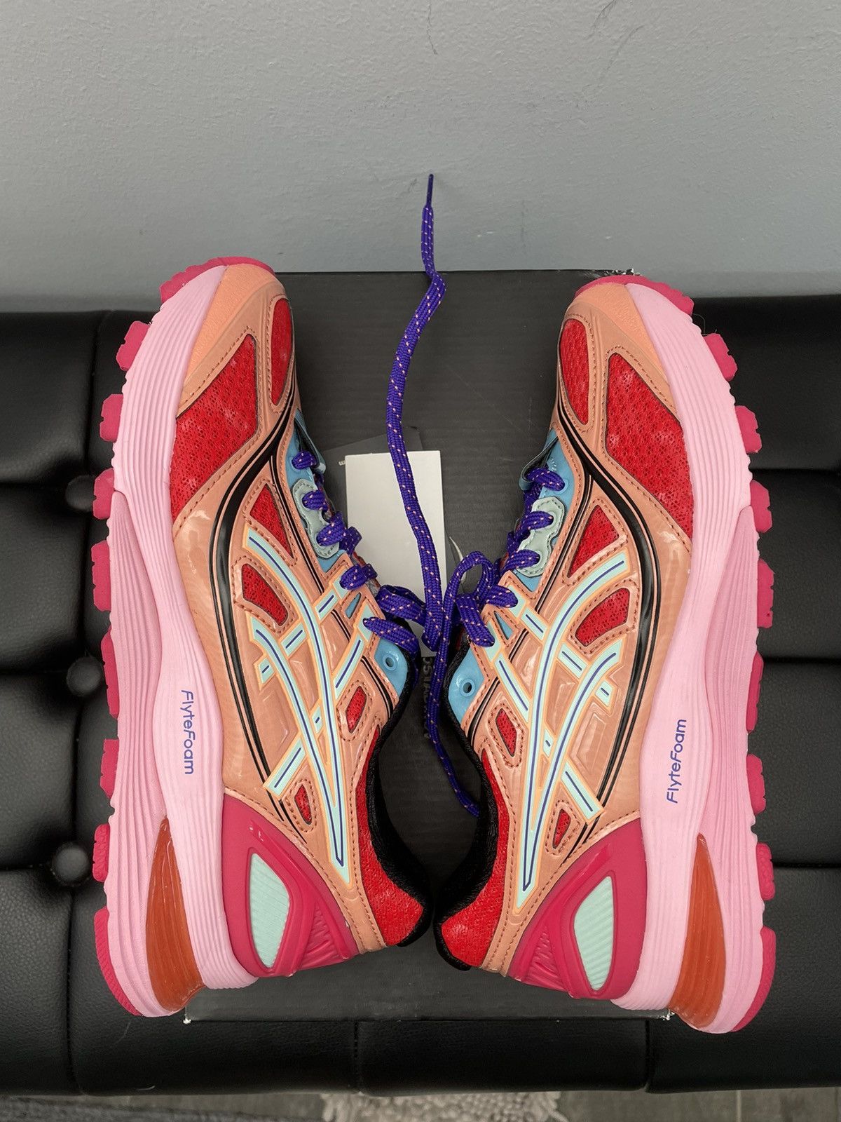 Asics × Kiko Kostadinov NEW Kiko Kostadinov ASICS Gel-Korika Red Alert / Icy Morning Size US 5.5 / IT 35.5 - 2 Thumbnail