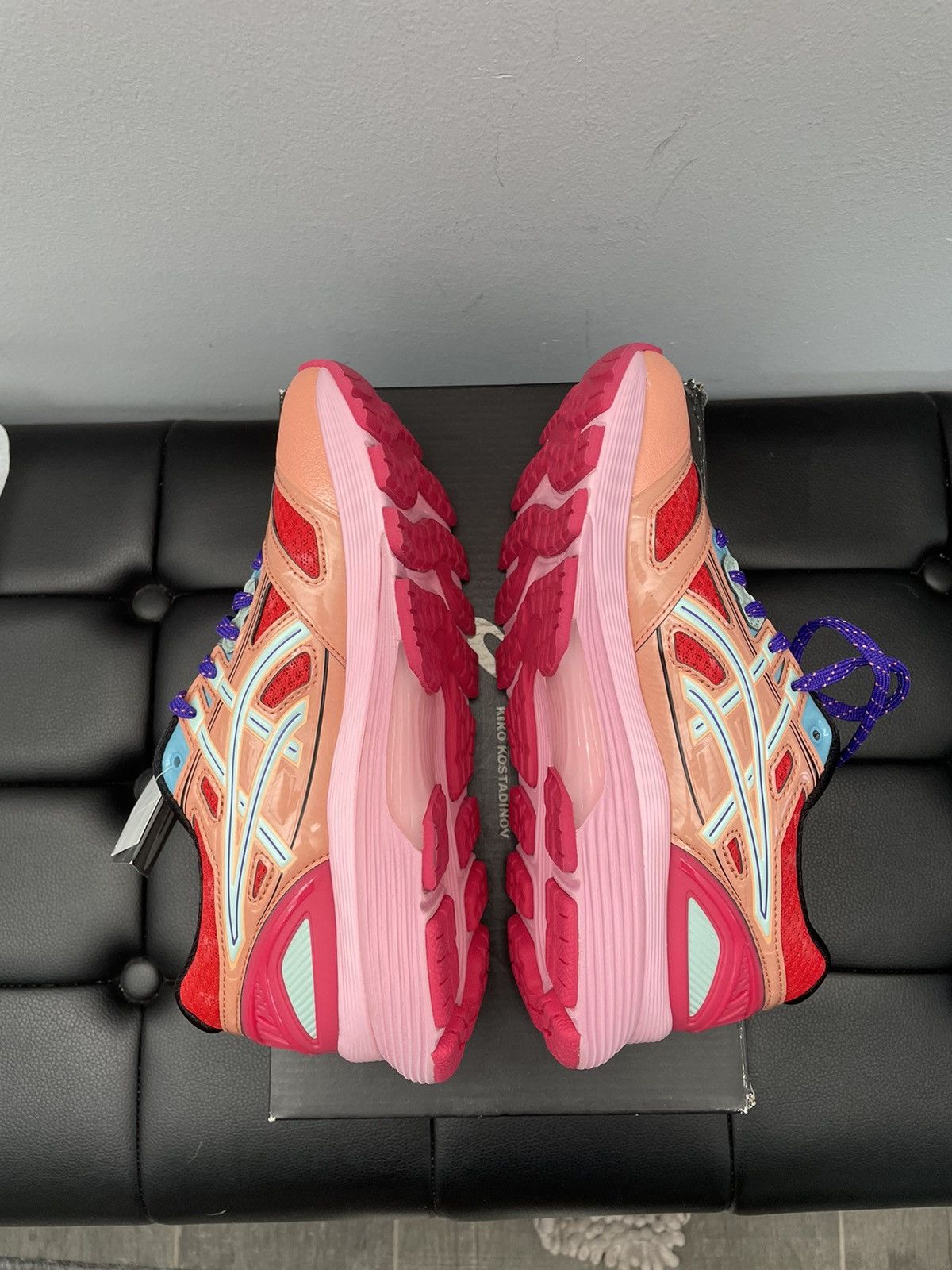Asics × Kiko Kostadinov NEW Kiko Kostadinov ASICS Gel-Korika Red Alert / Icy Morning Size US 5.5 / IT 35.5 - 3 Thumbnail