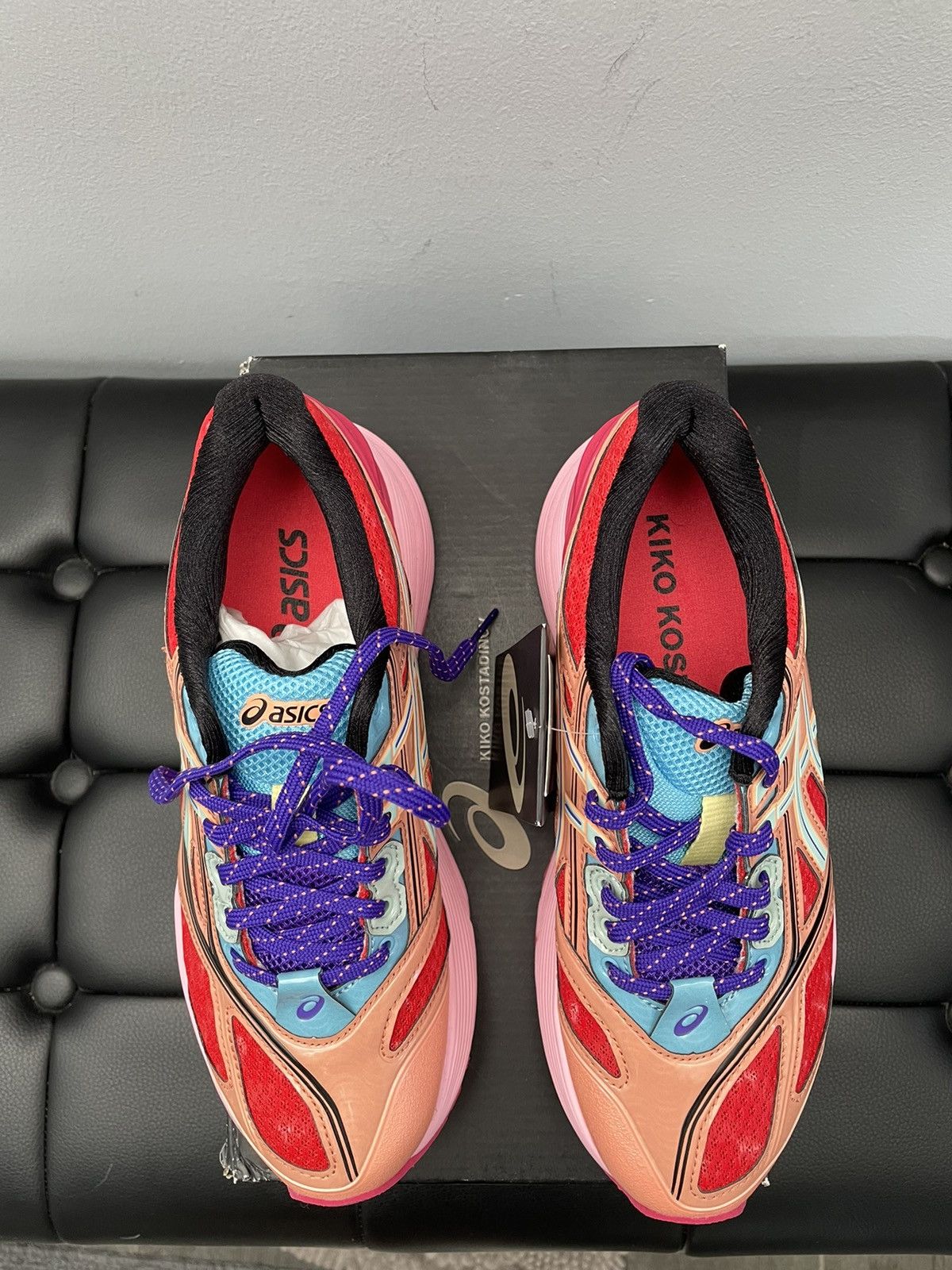 Asics × Kiko Kostadinov NEW Kiko Kostadinov ASICS Gel-Korika Red Alert / Icy Morning Size US 5.5 / IT 35.5 - 4 Thumbnail