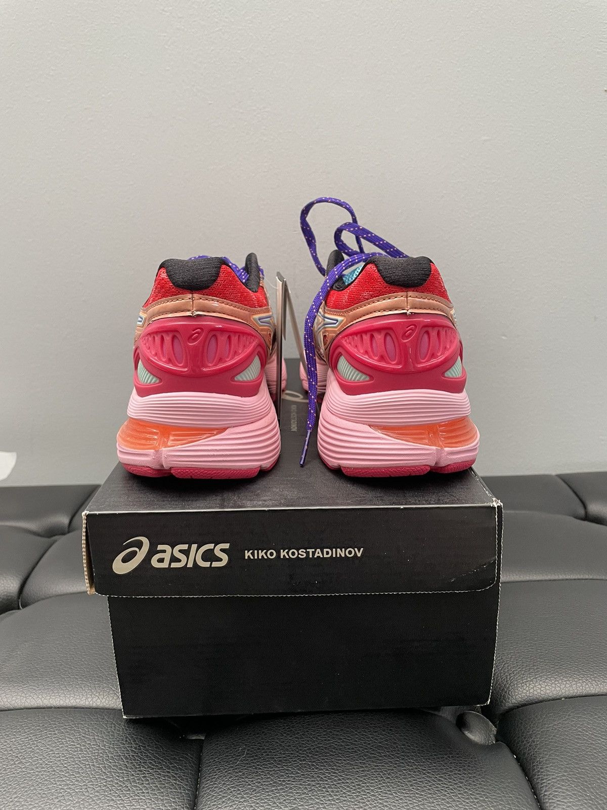 Asics × Kiko Kostadinov NEW Kiko Kostadinov ASICS Gel-Korika Red Alert / Icy Morning Size US 5.5 / IT 35.5 - 5 Thumbnail