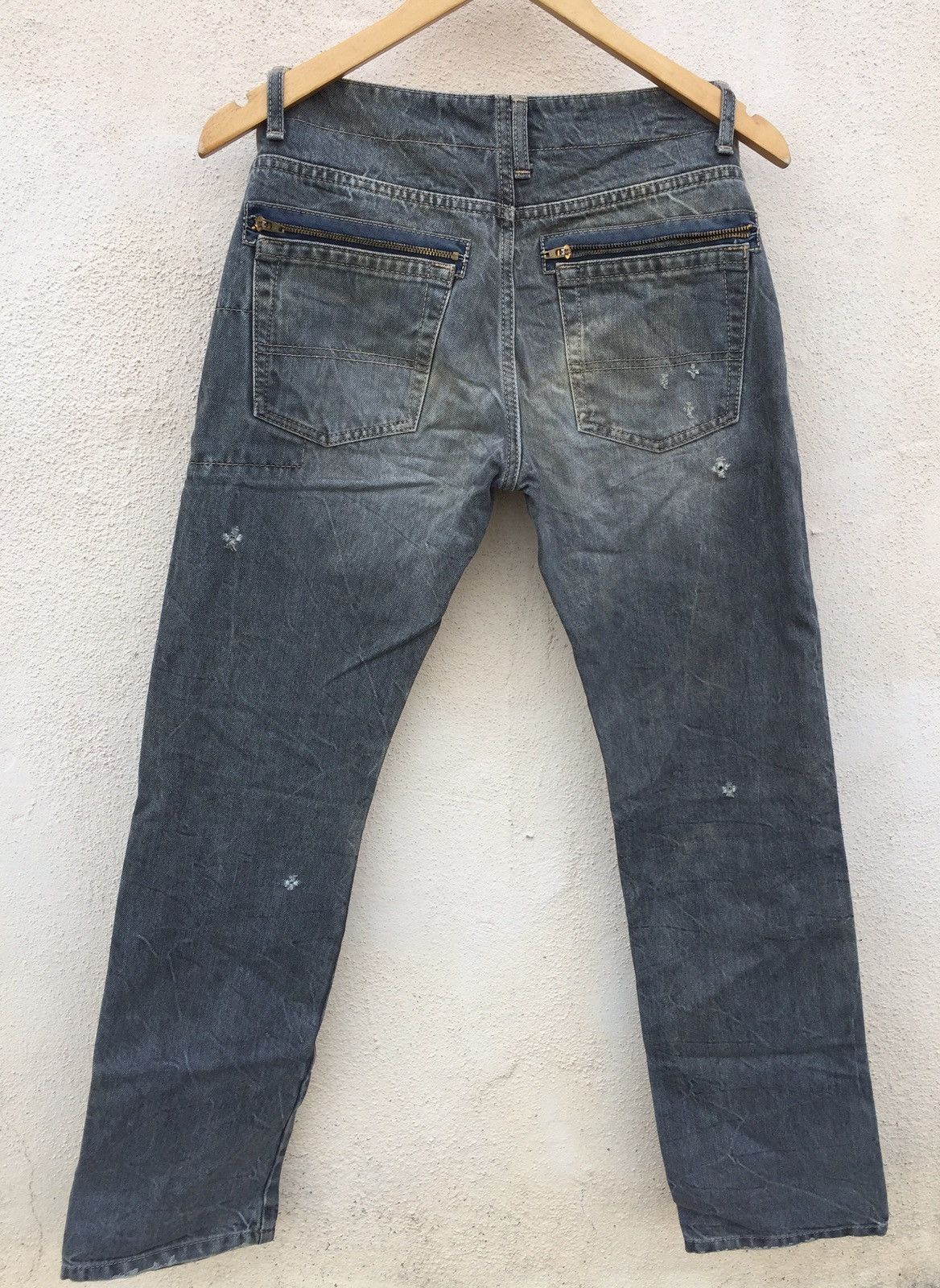 Blue Blue Japan Blue Blue Patchwork Denim Jeans Size US 28 / EU 44 - 10 Thumbnail