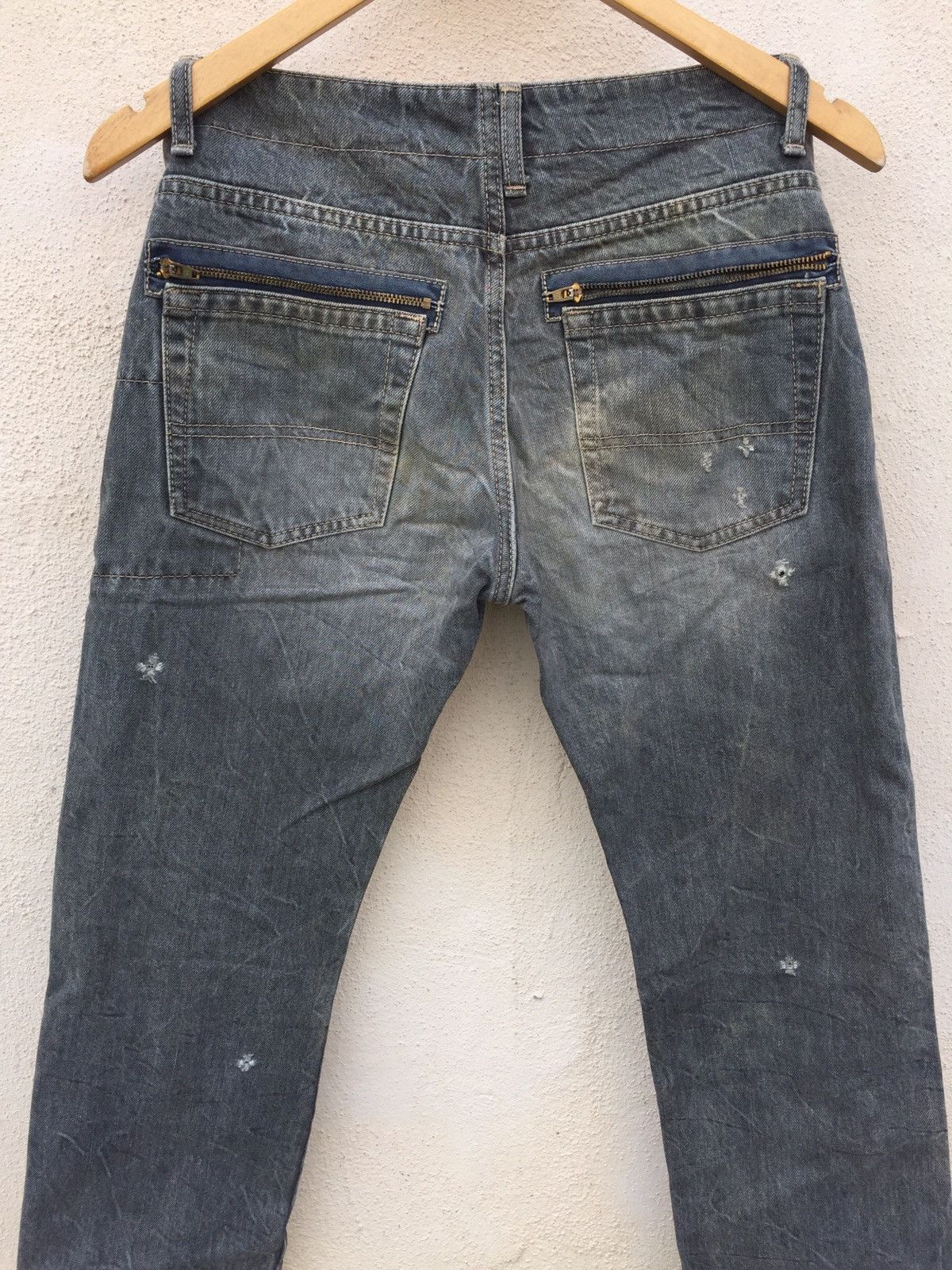 Blue Blue Japan Blue Blue Patchwork Denim Jeans Size US 28 / EU 44 - 16 Thumbnail