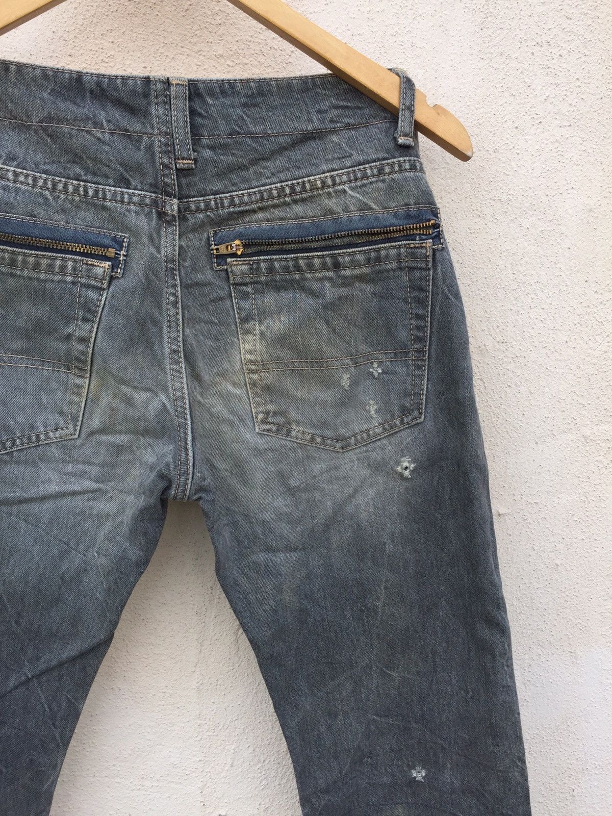 Blue Blue Japan Blue Blue Patchwork Denim Jeans Size US 28 / EU 44 - 13 Thumbnail