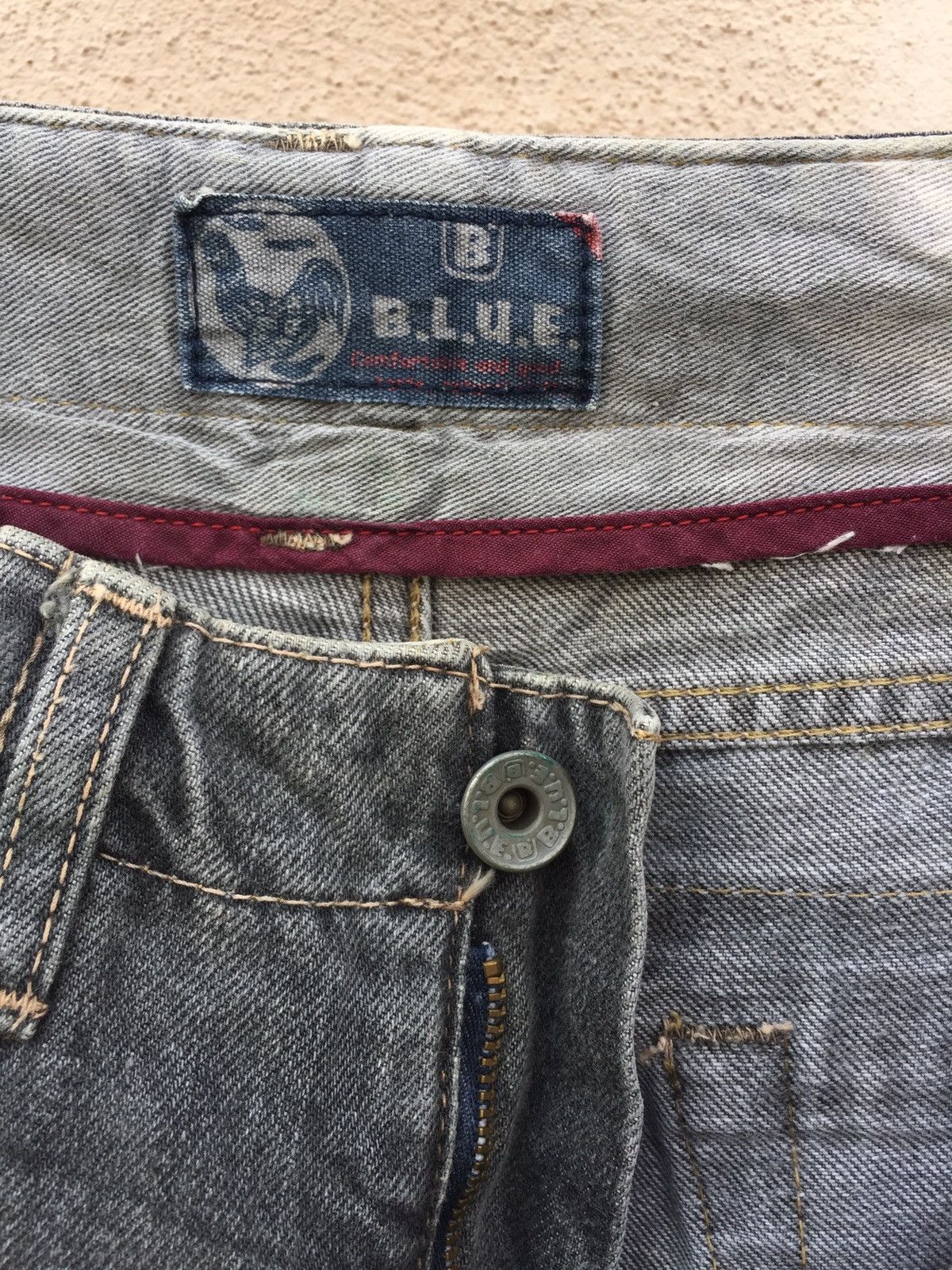 Blue Blue Japan Blue Blue Patchwork Denim Jeans Size US 28 / EU 44 - 17 Thumbnail