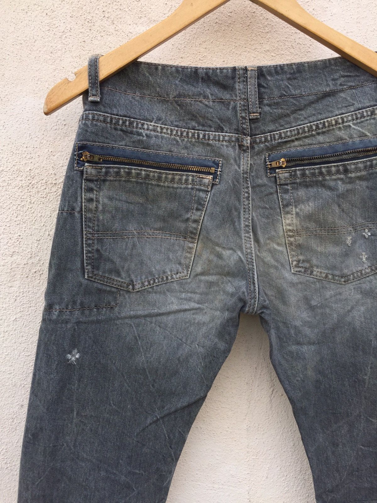 Blue Blue Japan Blue Blue Patchwork Denim Jeans Size US 28 / EU 44 - 12 Thumbnail