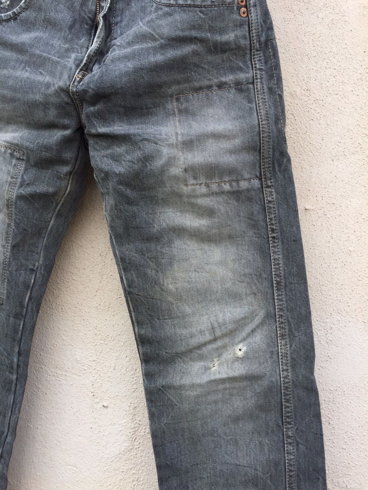 Blue Blue Japan Blue Blue Patchwork Denim Jeans Size US 28 / EU 44 - 5 Thumbnail