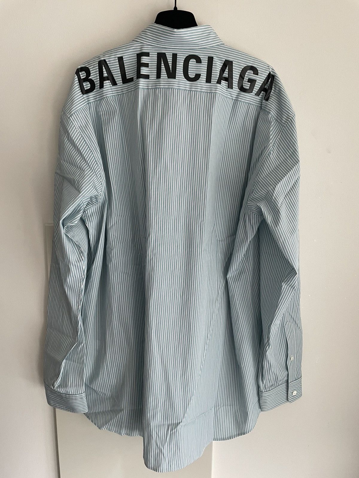 Balenciaga Rare Runway Limited Edition Brand New Balenciaga Logo Shirt Size US XL / EU 56 / 4 - 2 Thumbnail
