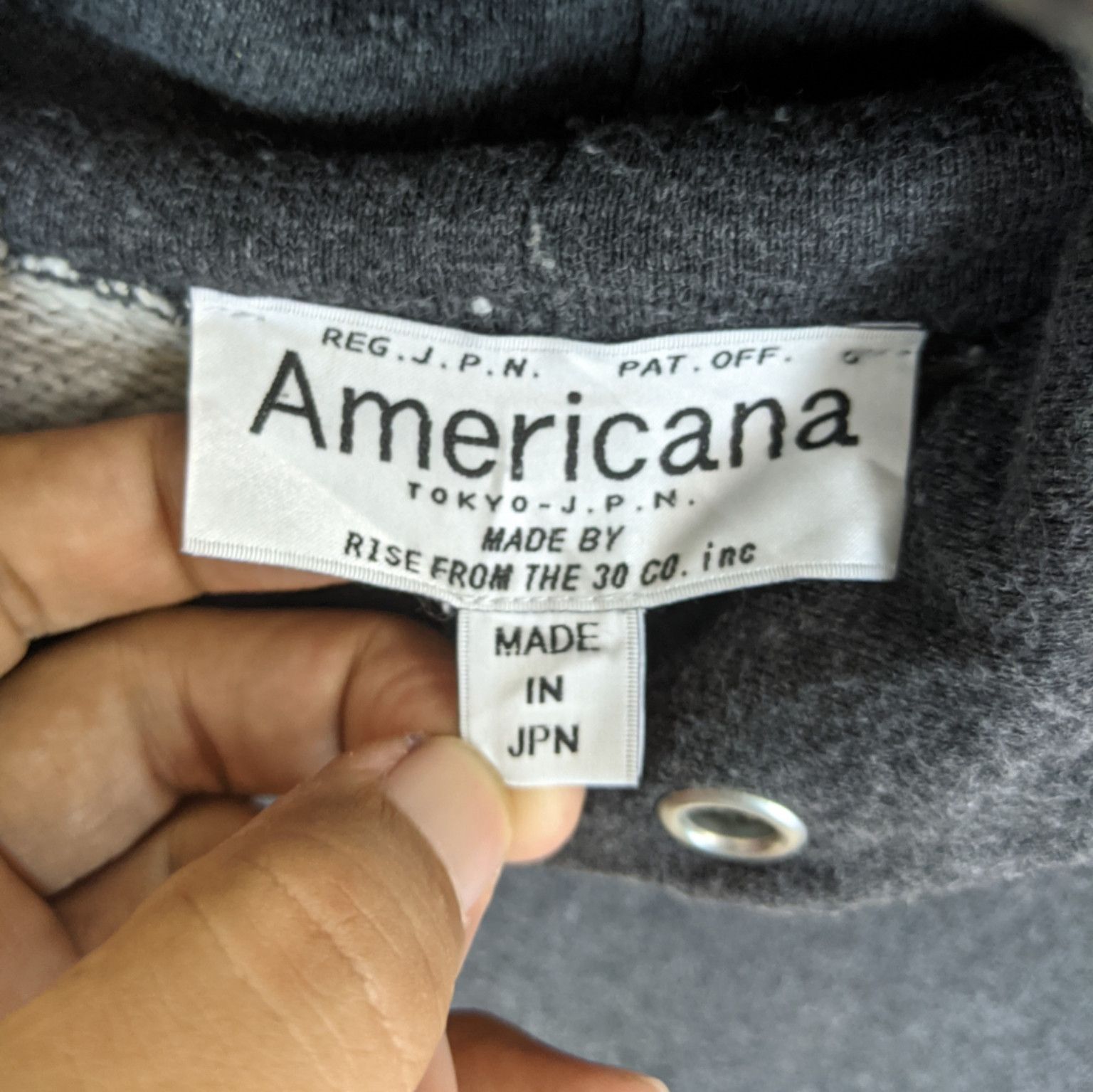 Japanese Brand AMERICANA RIse From The 30 Plain Hoodie Size US S / EU 44-46 / 1 - 10 Thumbnail