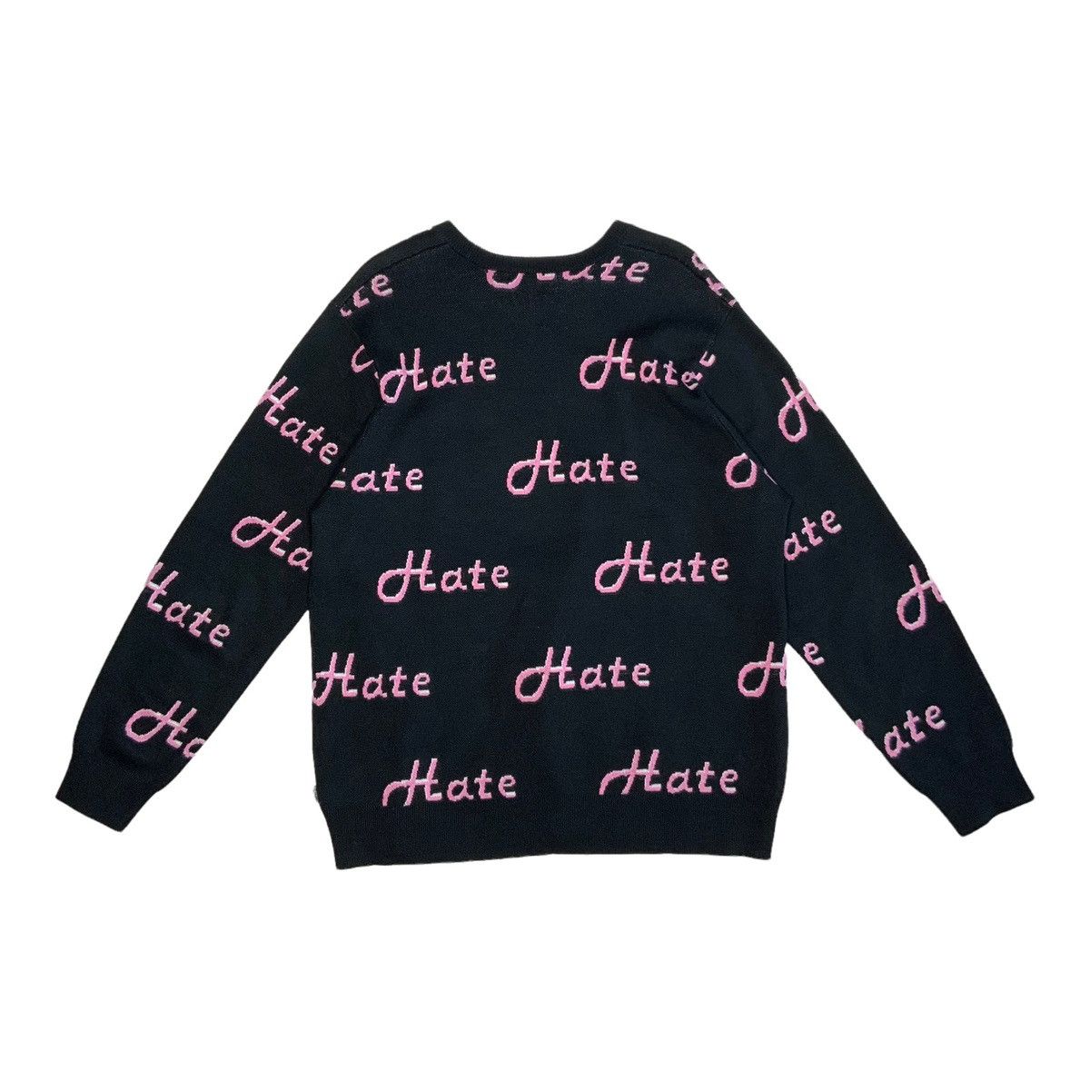 Supreme Supreme (FW13) Hate Knit Sweater Grailed