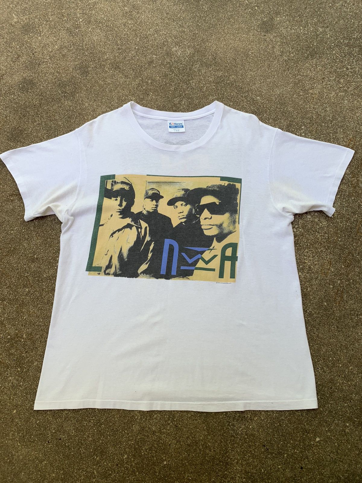 Vintage Vtg 1991 NWA shirt Eazy E Ice Cube Rap Tee Hop Hop