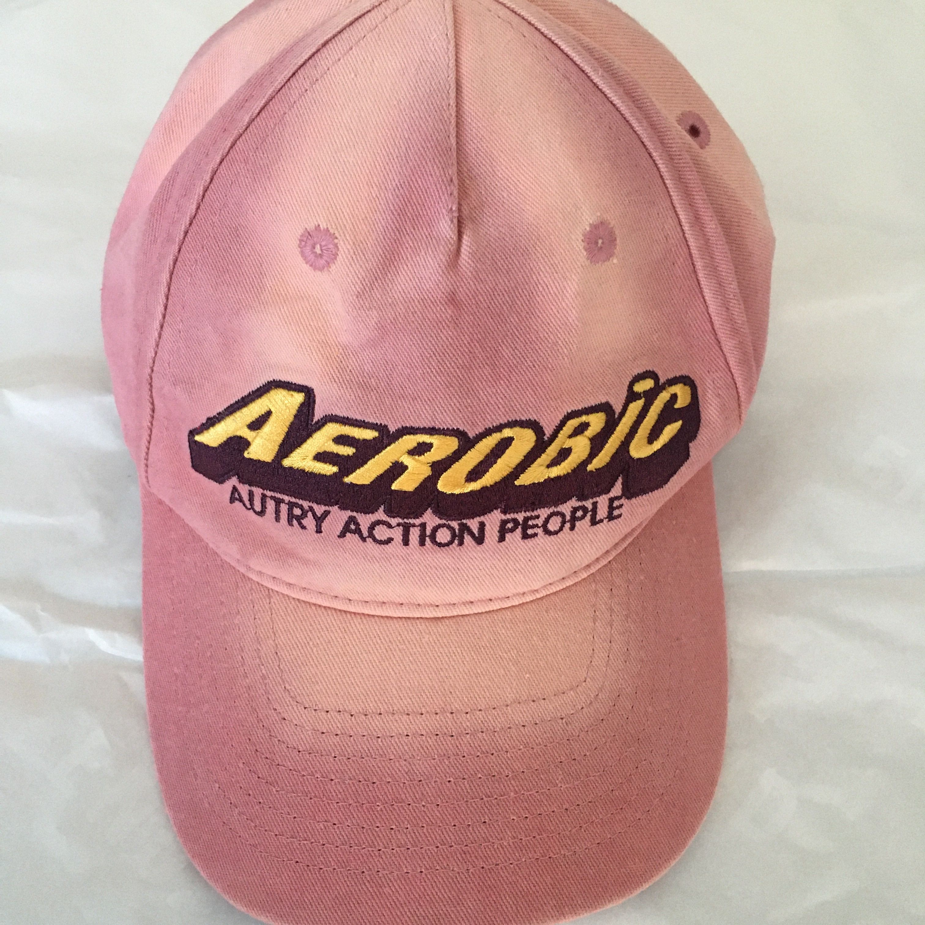 Autry Aerobic Embroidered Curved Peak Baseball Cap / DAD HAT